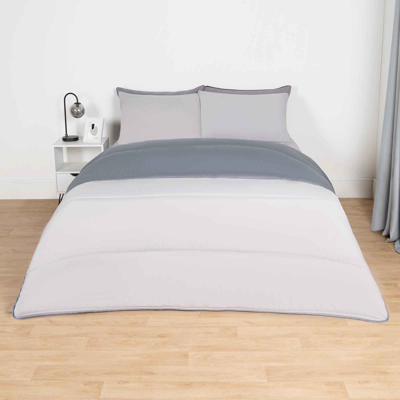 OHS Coverless 10.5 TOG Soft Duvet Pillowcase Quilted Bedding Set Single Double - Picture 76 of 107