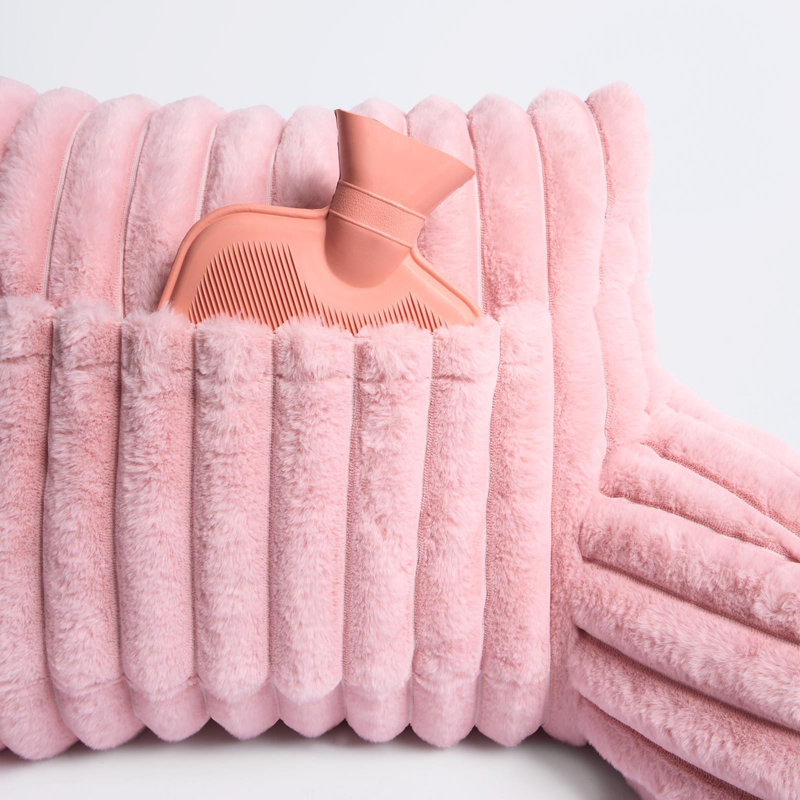 OHS Reading Cuddle Cushion Fleece Heatable Pillow Arms Chair Back Support
