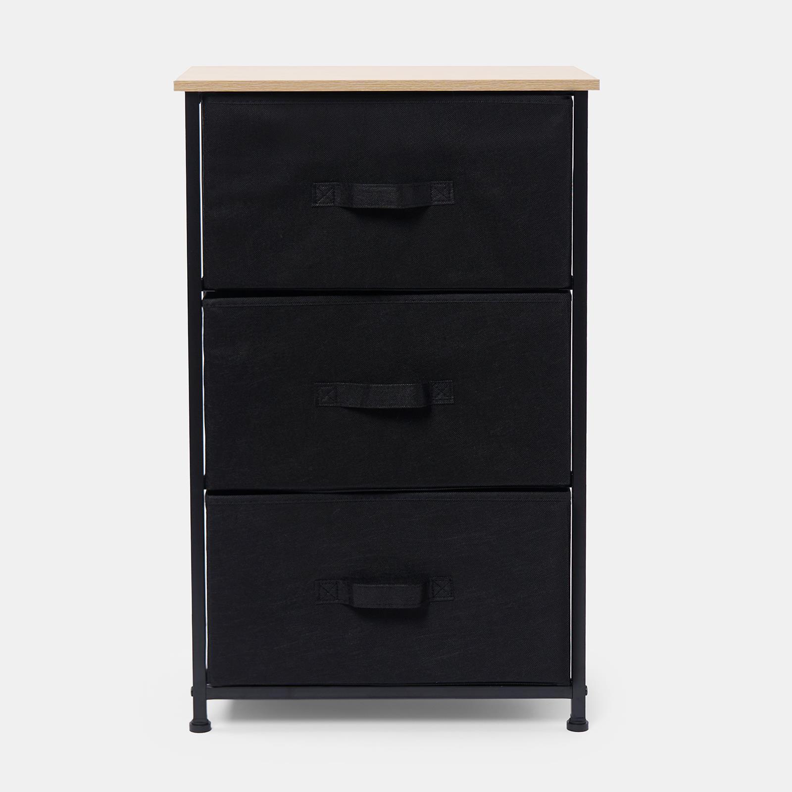 Fabric Cabinet Bedside 2/3/4 Drawers Storage Unit Clothes Shoes Home Organiser - Picture 49 of 94