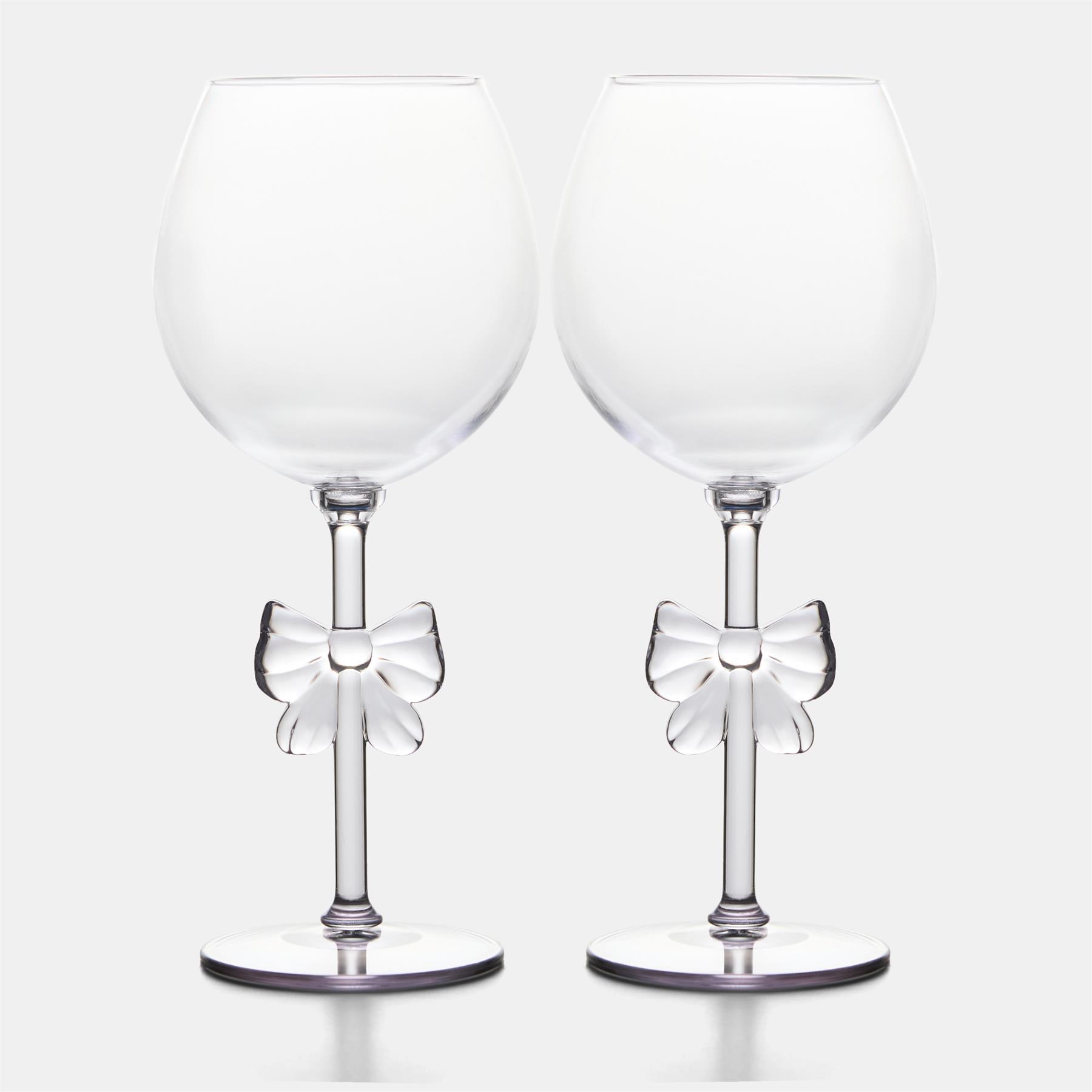 OHS Plastic Glasses Set of 2/4 Reusable Flute Champagne Cocktail Glass Picnic