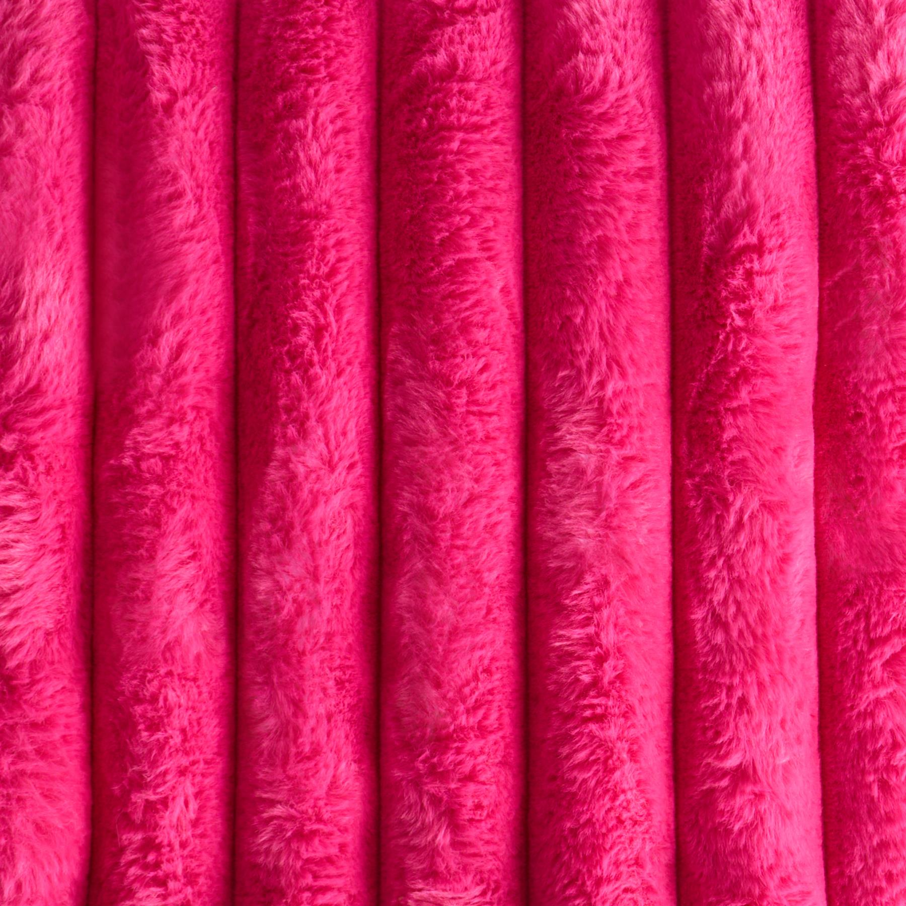 OHS Jumbo Ribbed Throw Faux Fur Fleece Fluffy Blanket Winter Thermal Bedspread