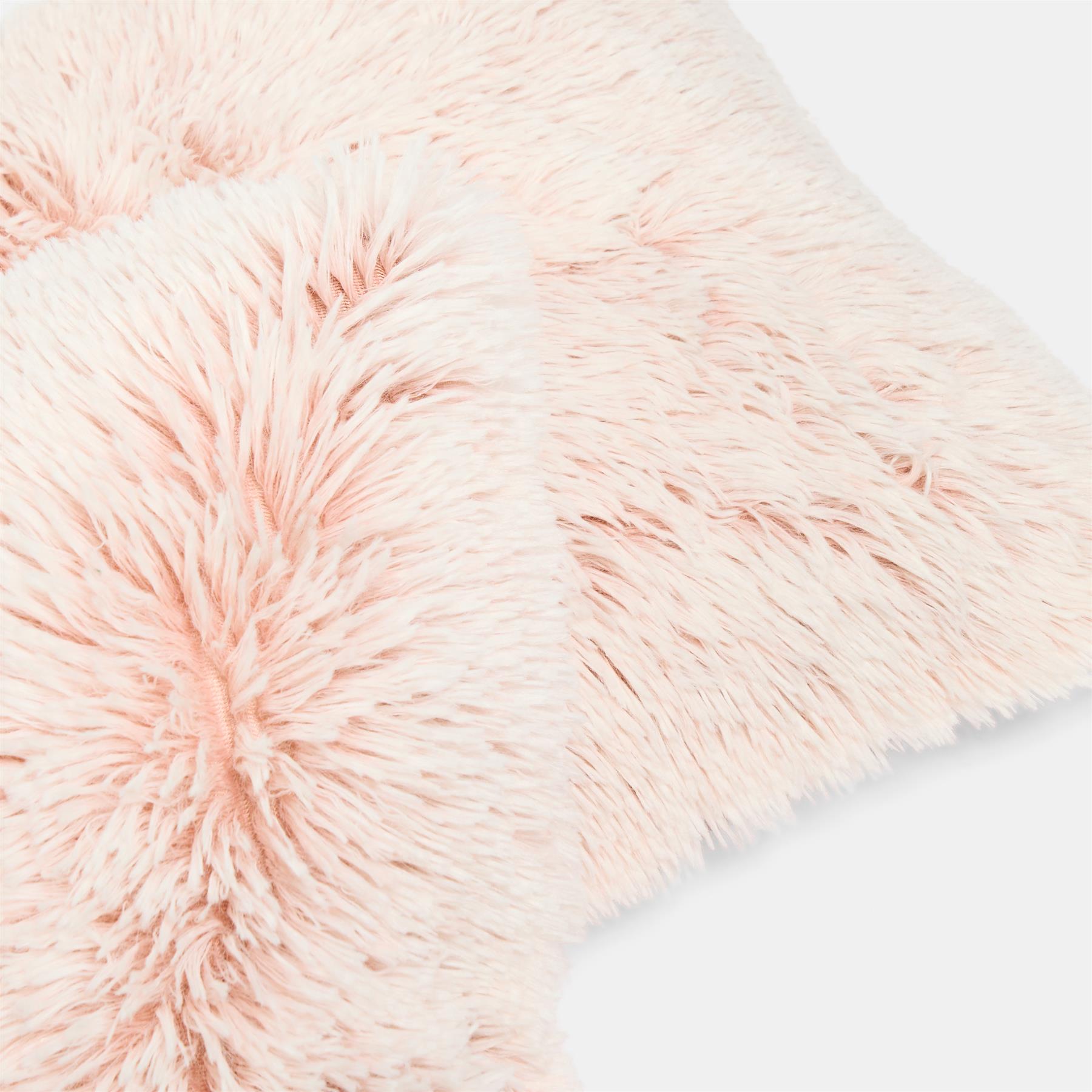 OHS Fluffy Cushion Covers 2 Pack Soft Fleece Square Pillowcases Home Decor