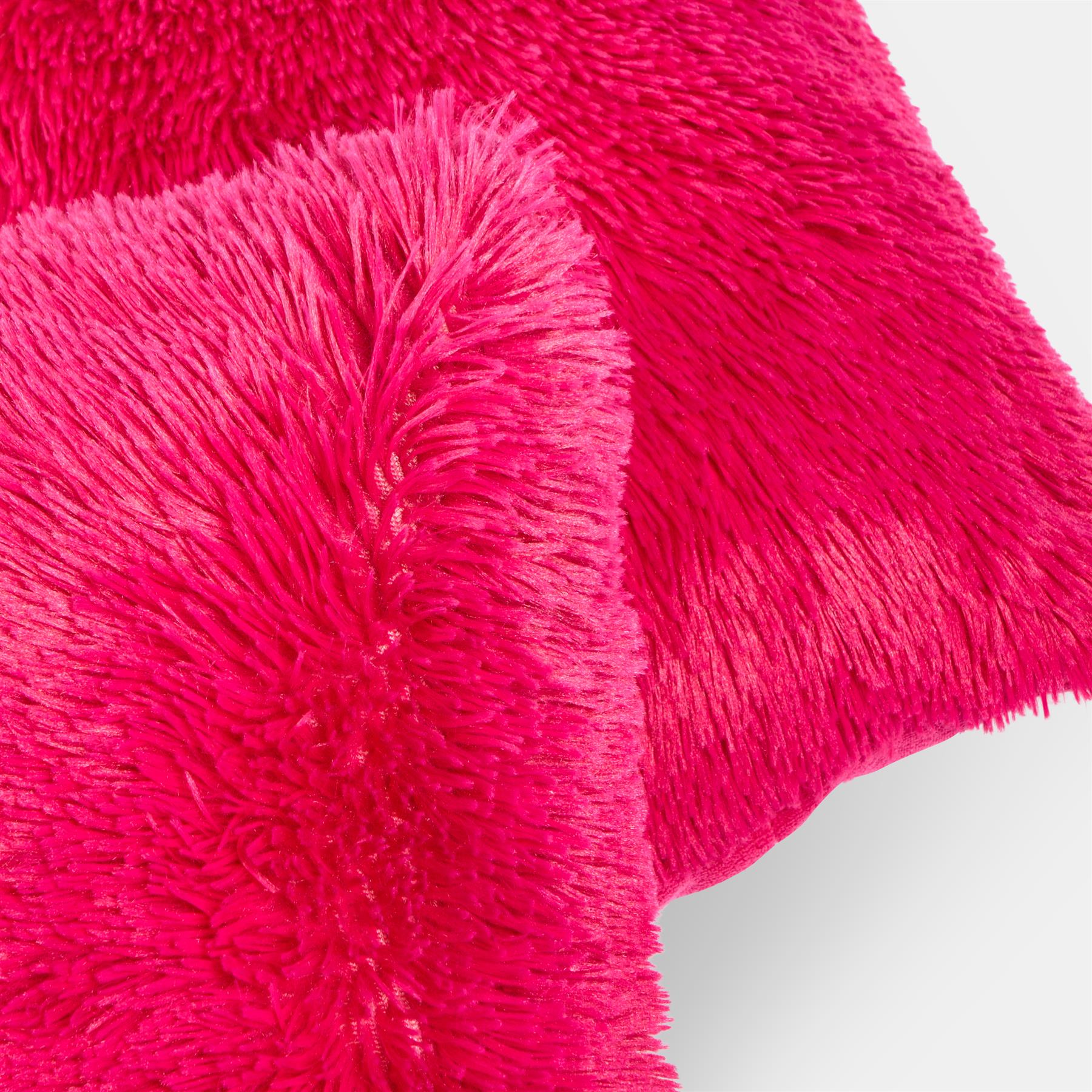 OHS Fluffy Cushion Covers 2 Pack Soft Fleece Square Pillowcases Home Decor