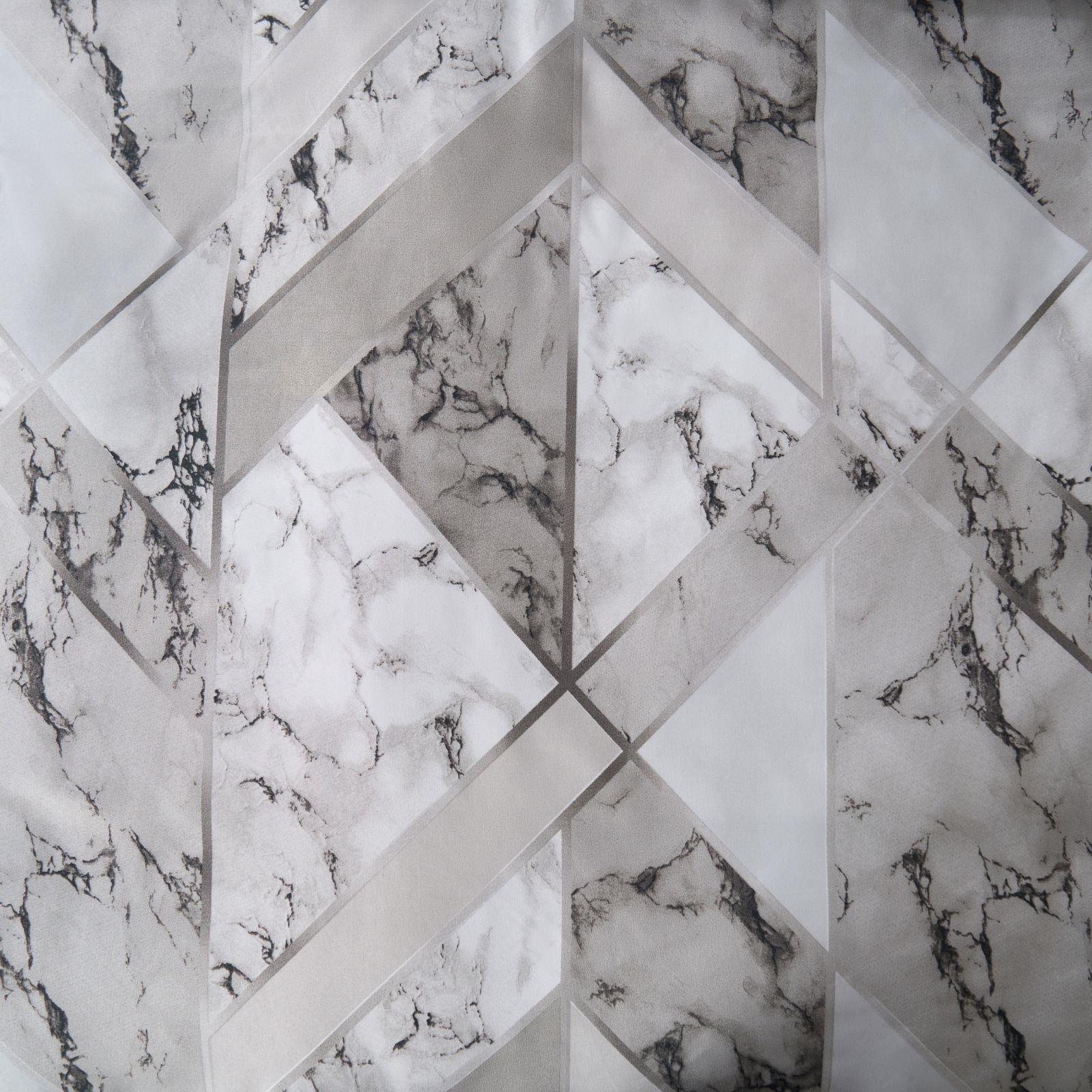 OHS Marble Reversible Duvet Cover Pillowcases Bedding Set Double King