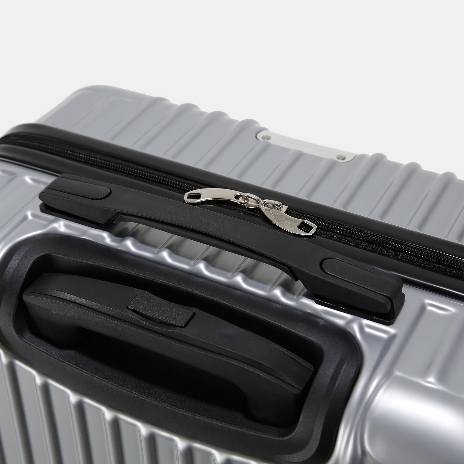 OHS Hard Shell Suitcase Luggage Set Travel ABS 4 Wheels Trolley Cabin Carry-On