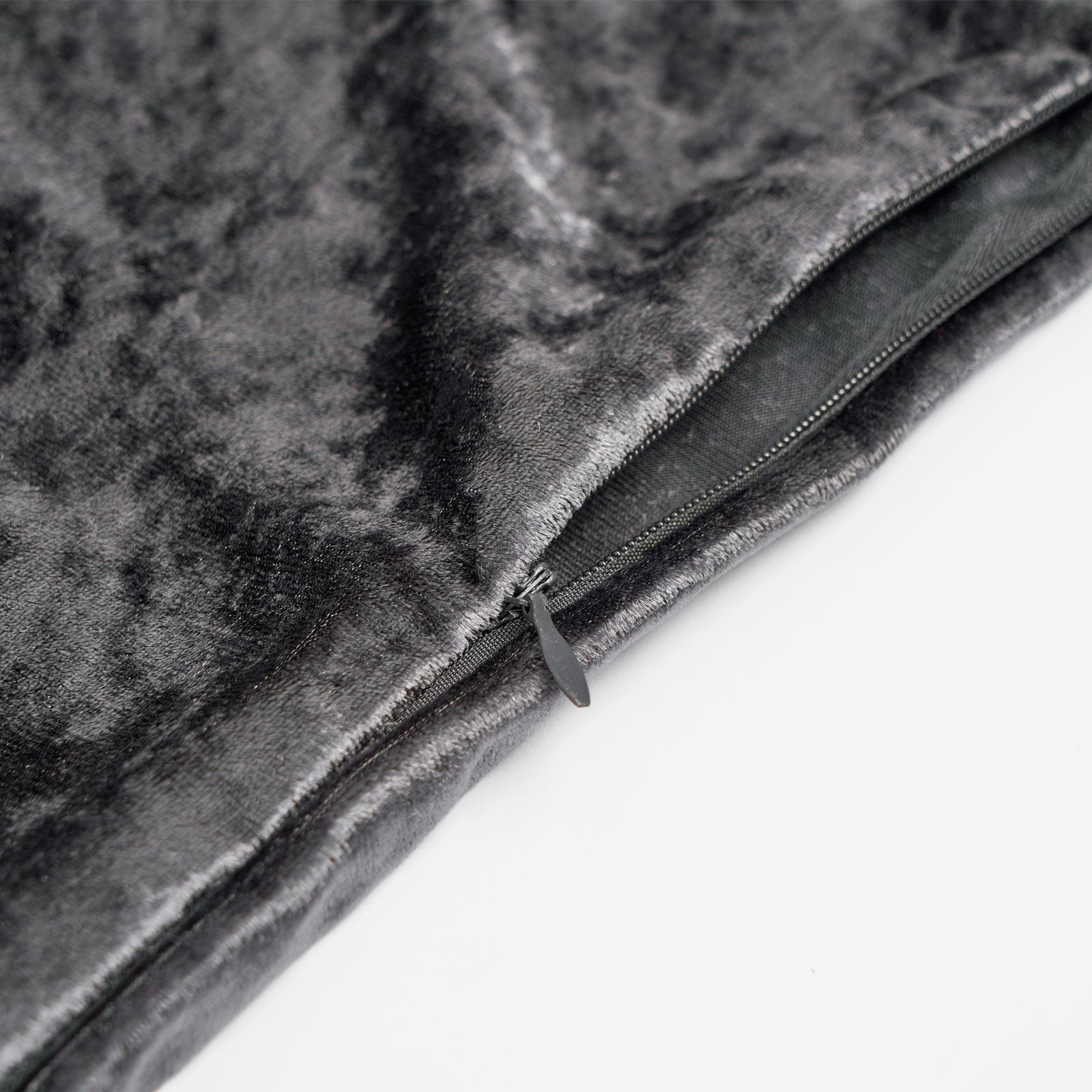 Sienna Cushion Covers Crushed Velvet Luxury Pack of Filled Insert Pad, 45 x 45cm