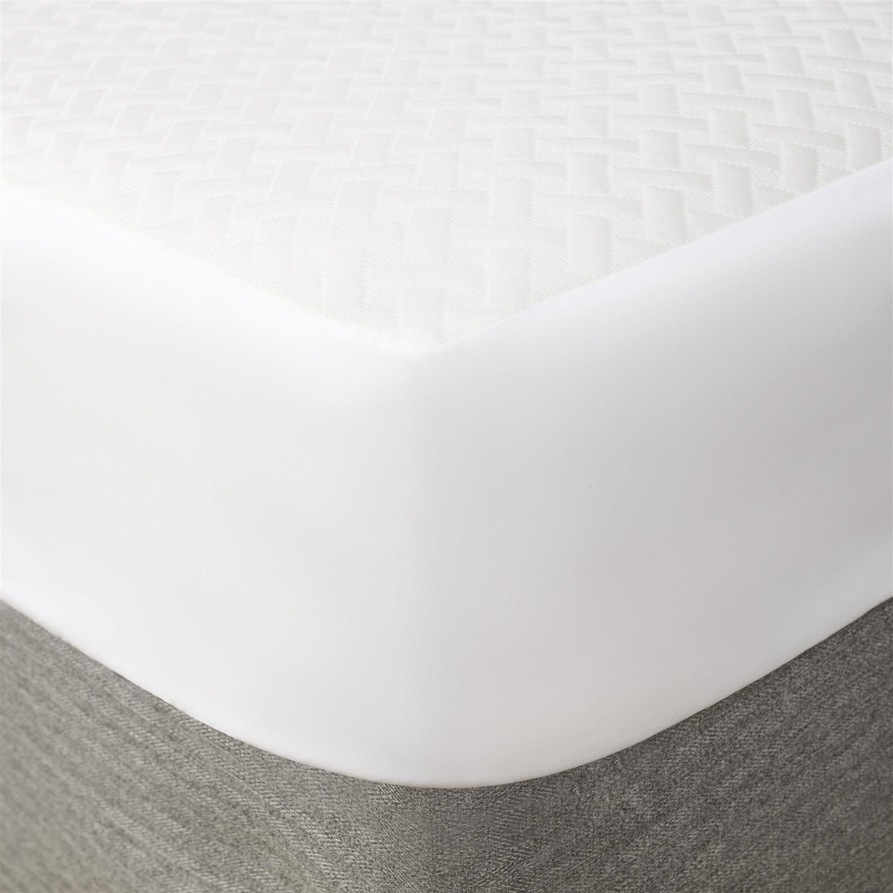 Mattress Protector Cooling Topper Pillowcase Fitted Sheet Bed Single Double King