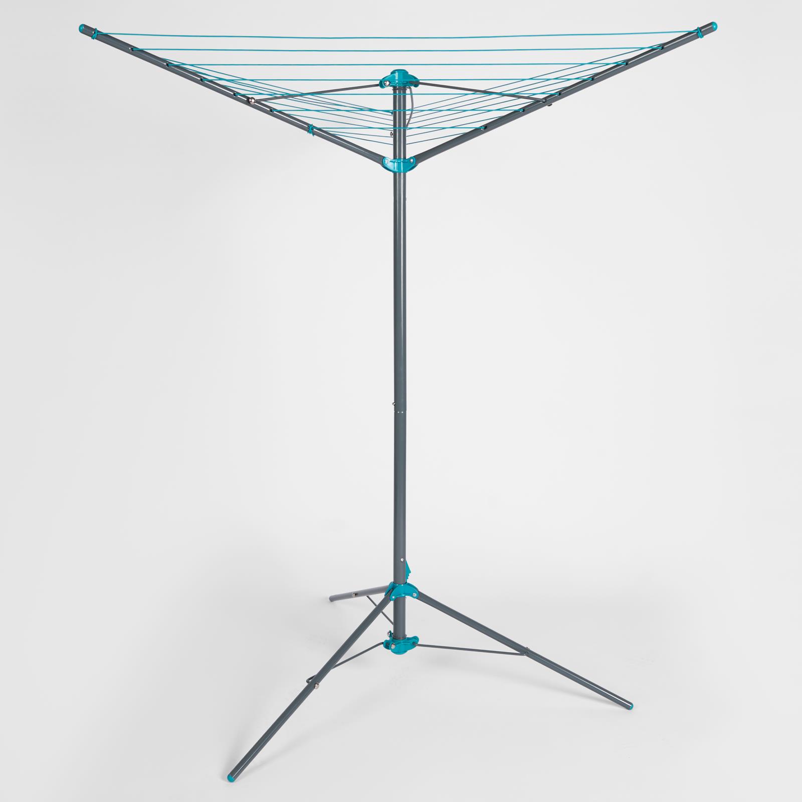Rotary Airer 3 Arm Clothing Drying Rack Laundry Storage Space Saving Hanger Rail