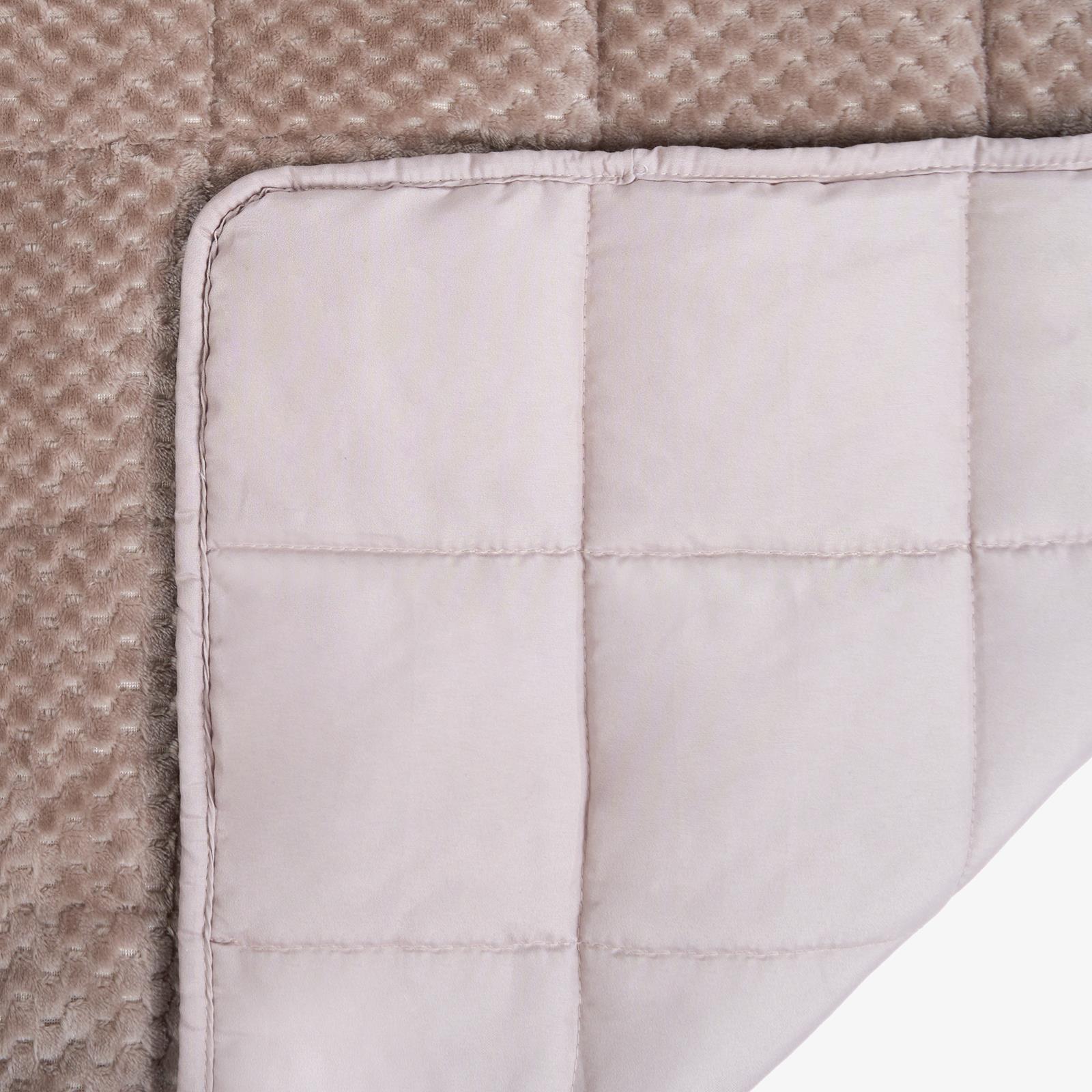 OHS Waffle Fleece Weighted Blanket Sleep Therapy Anxiety Super Soft Bed Throw