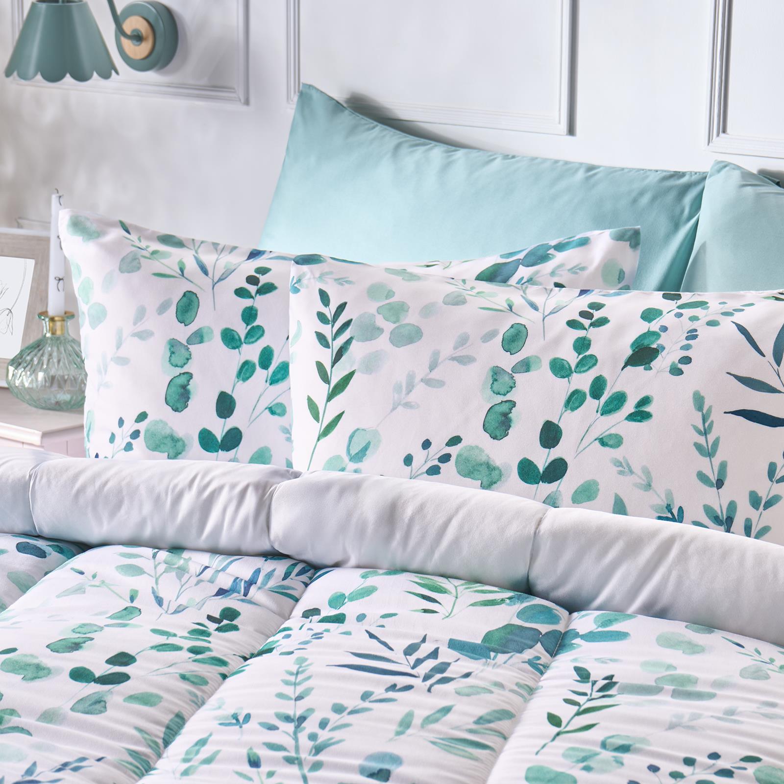 OHS Floral Coverless Duvet & Pillowcase 10.5 Tog Bedding Set