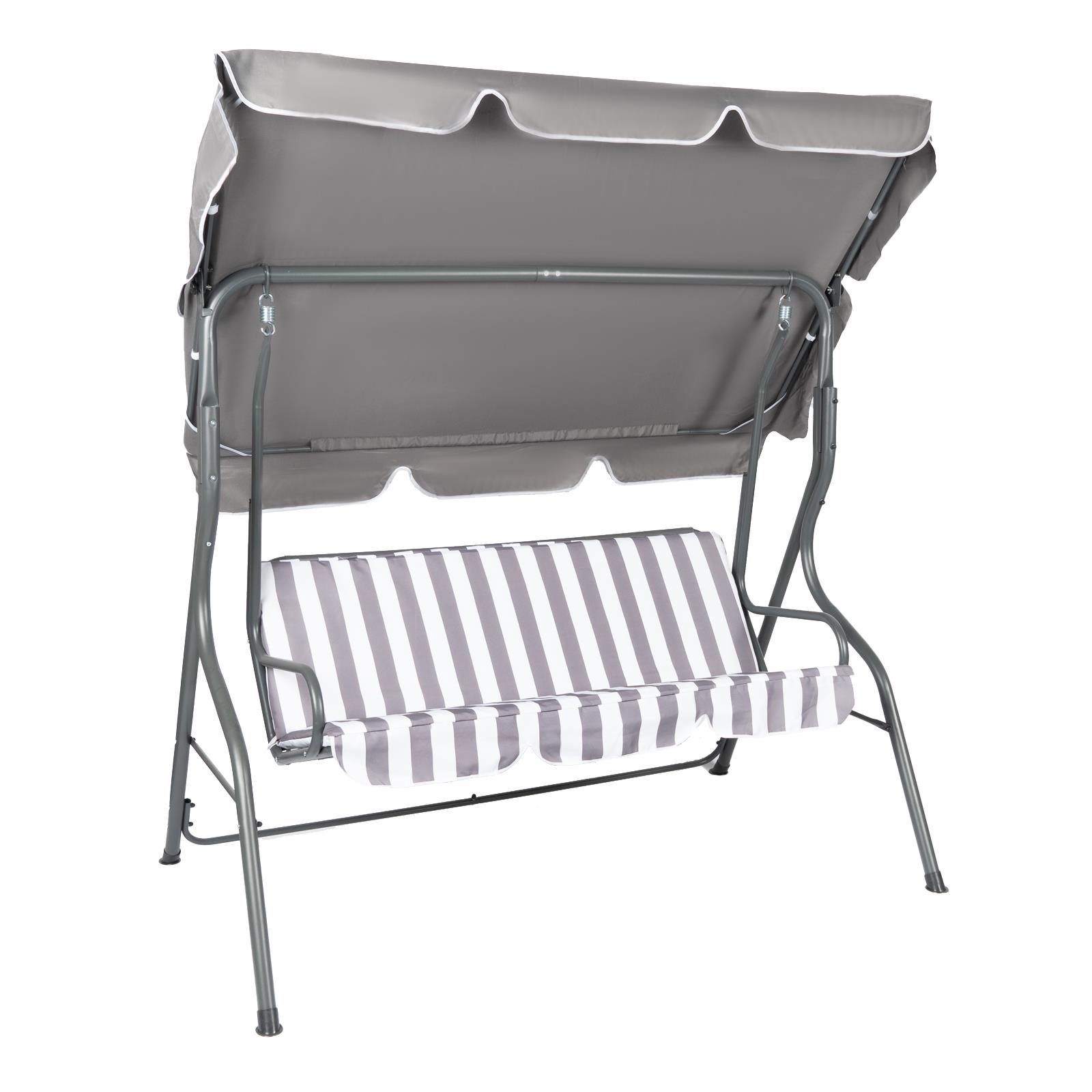 3 Seater Swing Bench Garden Furniture Set Outdoor Canopy Patio Sofa Seat Hammock - Picture 17 of 20