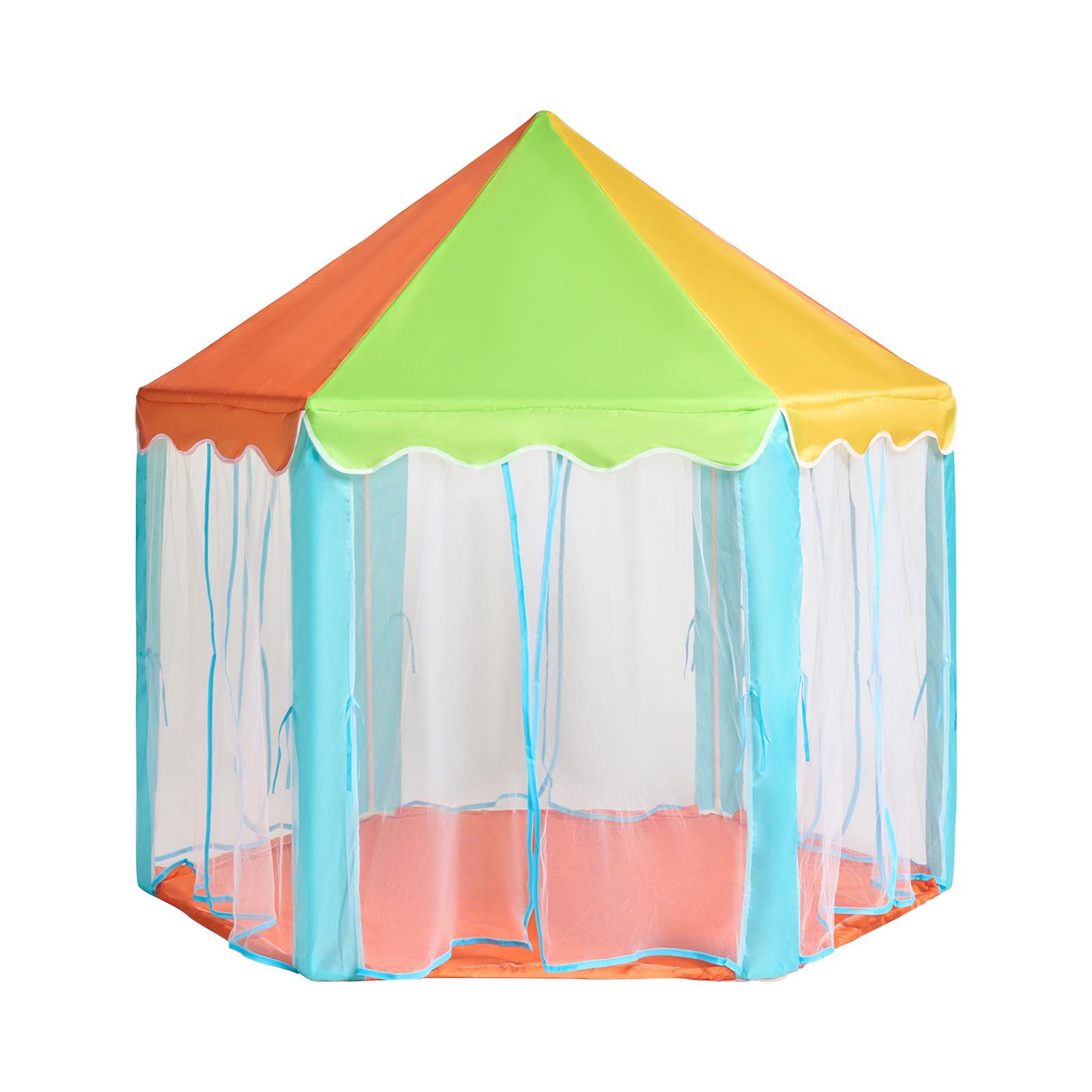 OHS Kids Garden Gazebo with Curtains Outdoor Patio Playhouse Tent Canopy