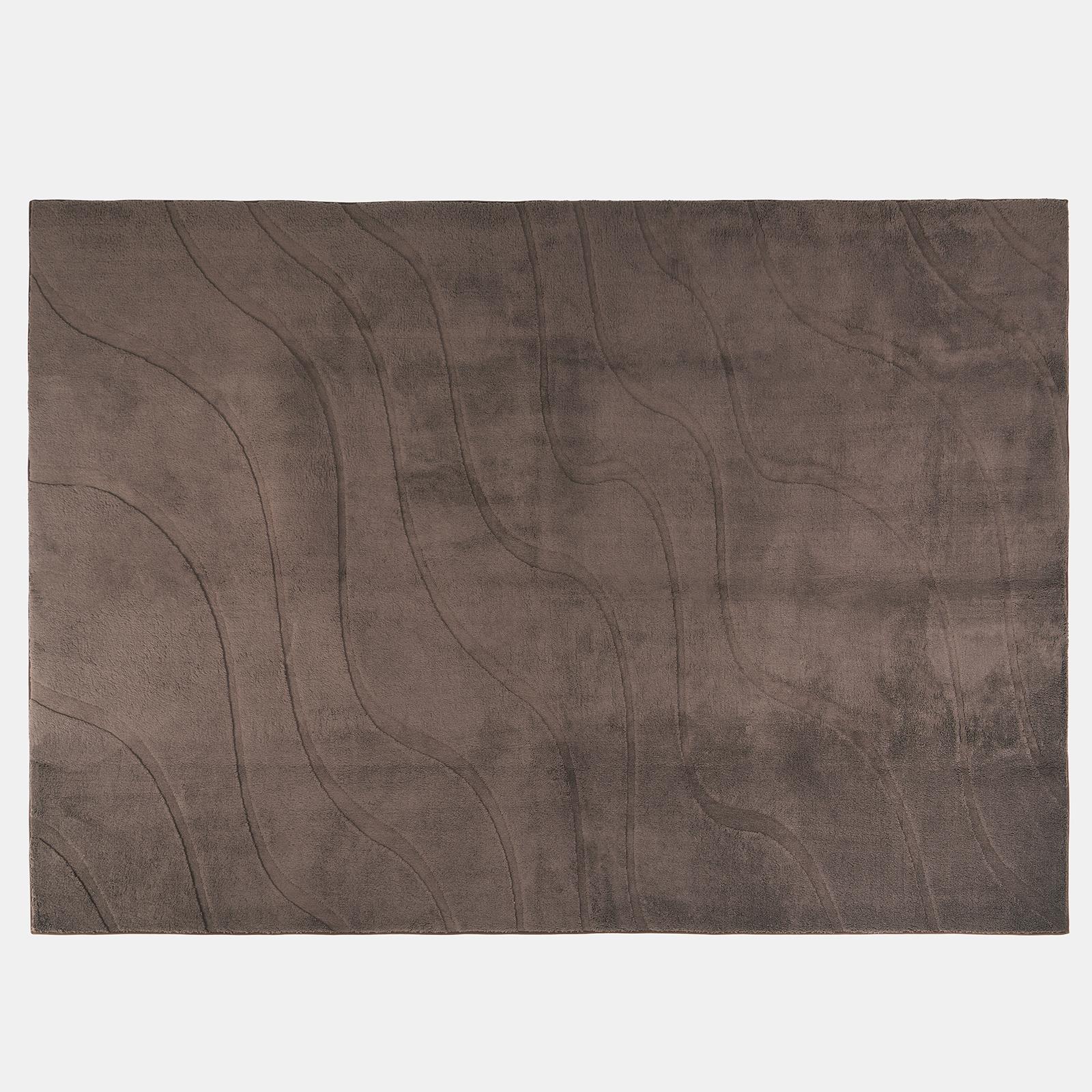 OHS Tufted Contour Rug Non Slip Soft Modern Carpet Living Room Bedroom
