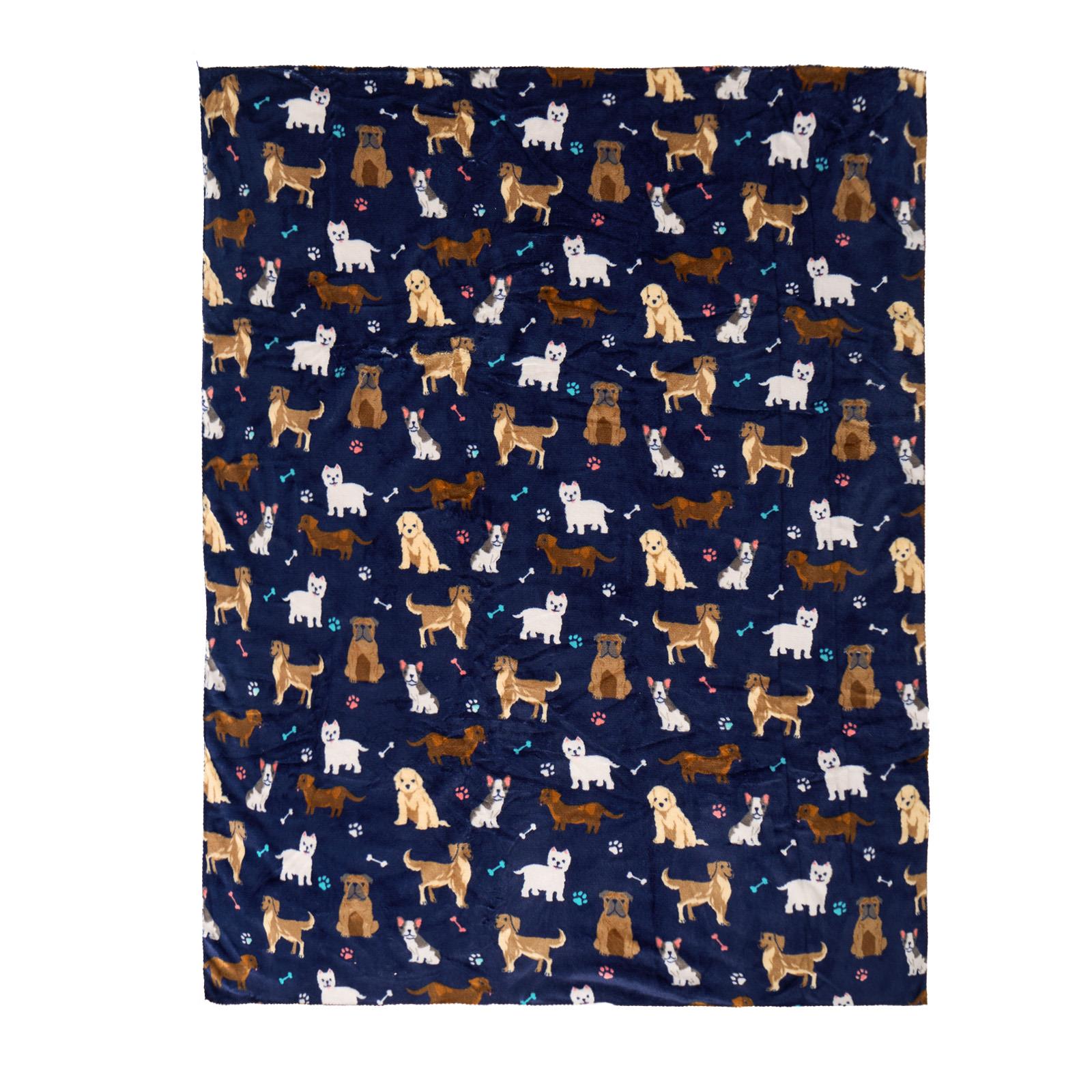 Pet Blanket Throw Sherpa Fleece Dog Cat Puppy Over Bed Chair Sofa Supersoft Warm