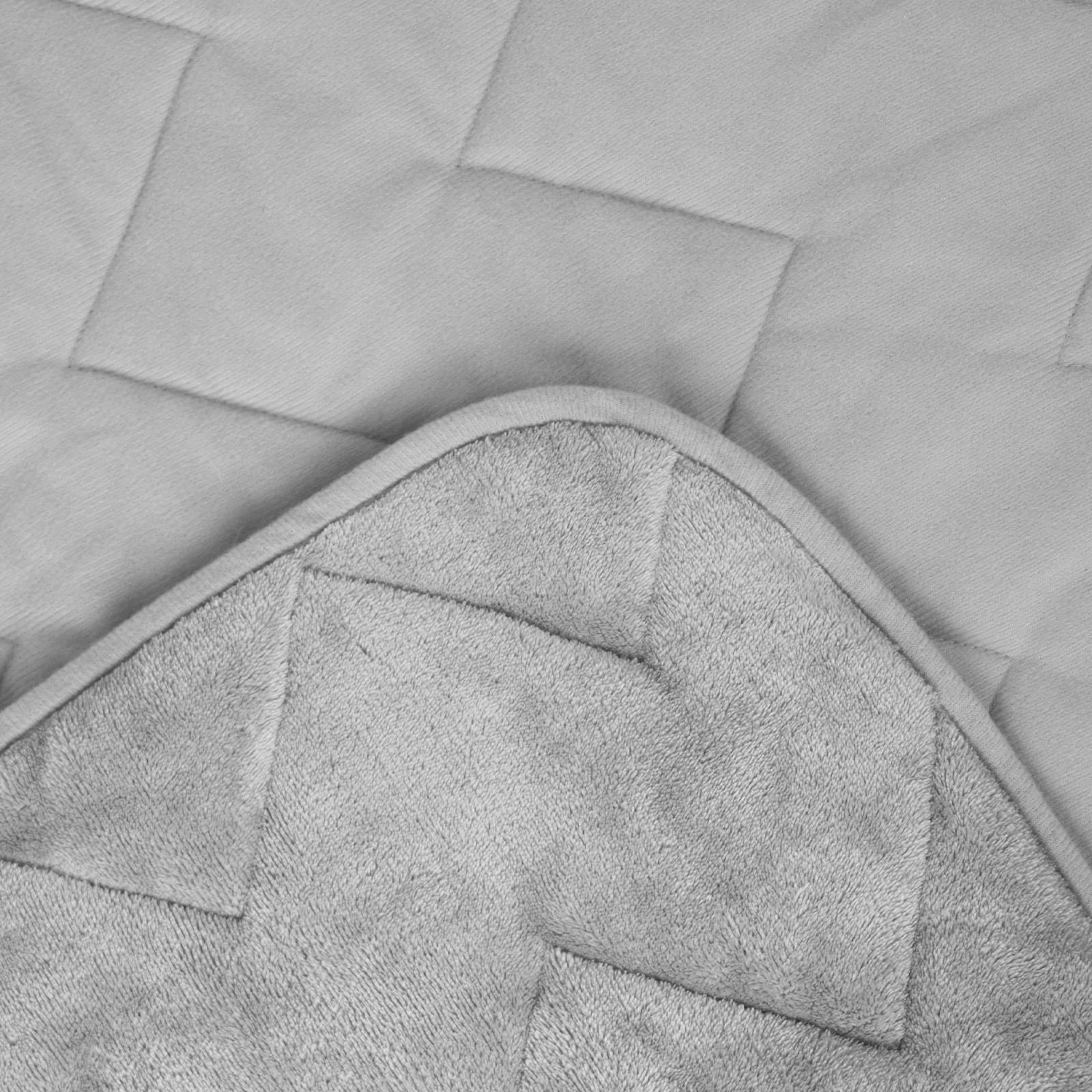 OHS Thermal Pet Blanket Winter Warm Soft Fleece Quilted Throw for Dog Cat