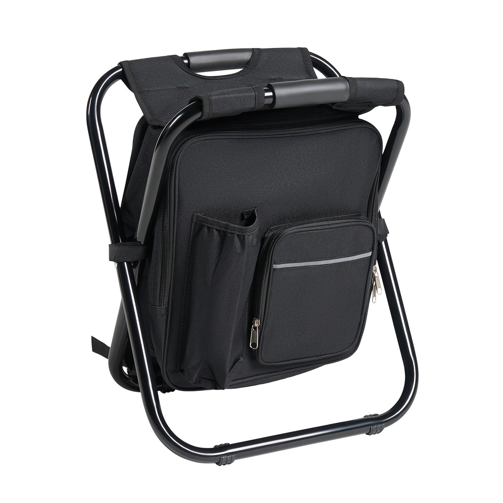 OHS 3-in-1 Camping Backpack Stool Cooling Bag Chair Folding Rucksack Seat