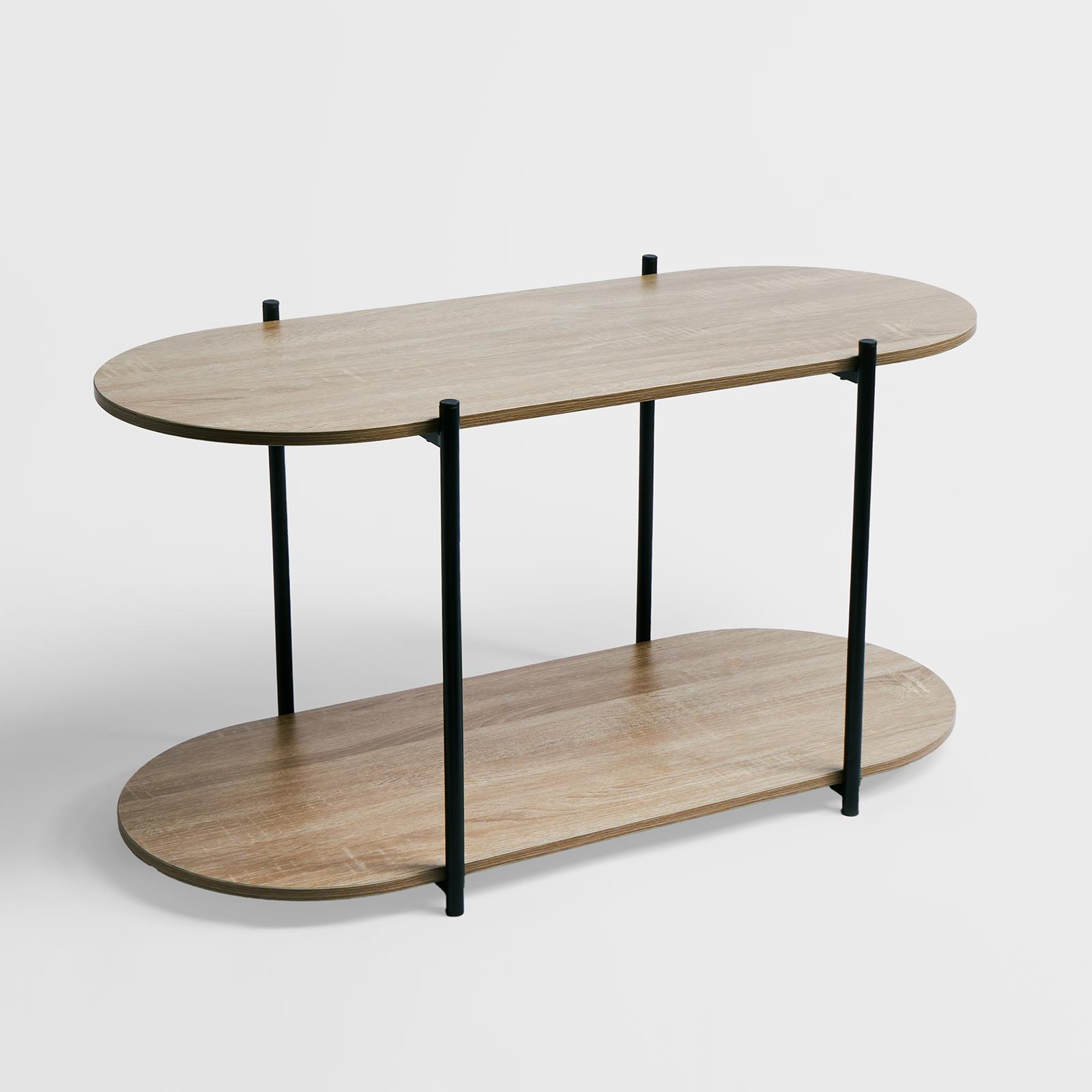 2 Tier Table Wooden Coffee Modern Bed Living Room Home Decor Office End Bedside - Picture 12 of 14