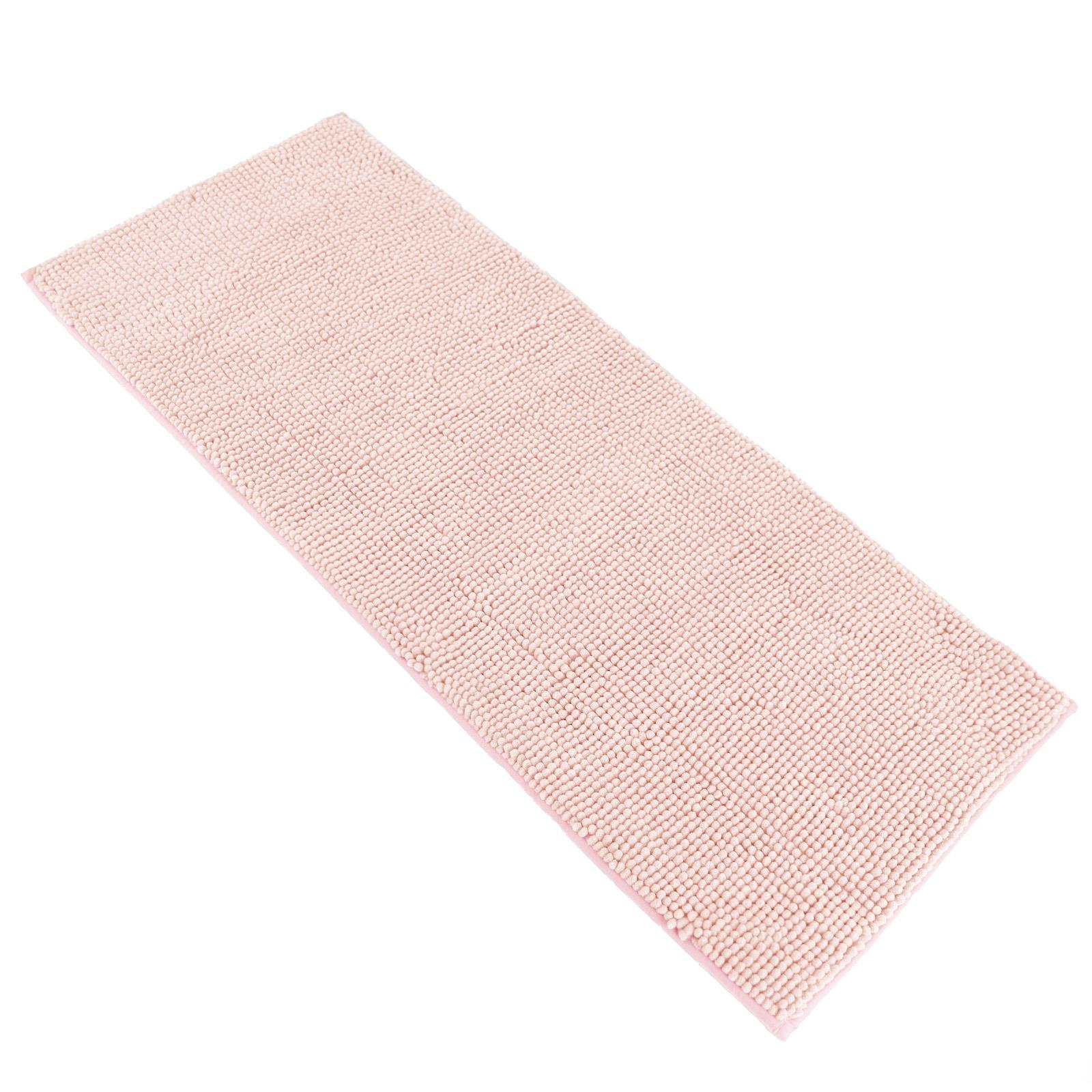 Brentfords Noodle Bath Mat Non Slip Shower Soft Highly Absorbent Chenille Shaggy