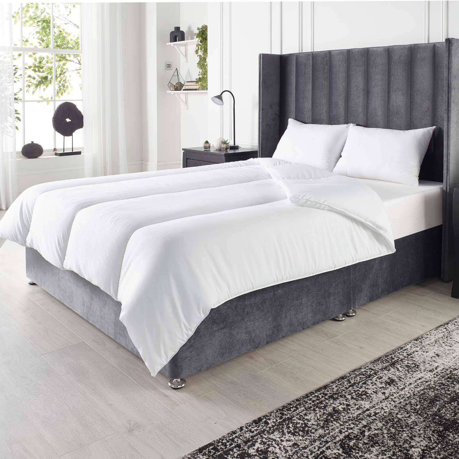 Luxury 13.5 Tog Duvet Deep Sleep Bedding Set Pillows Hotel Quality Filled Quilt