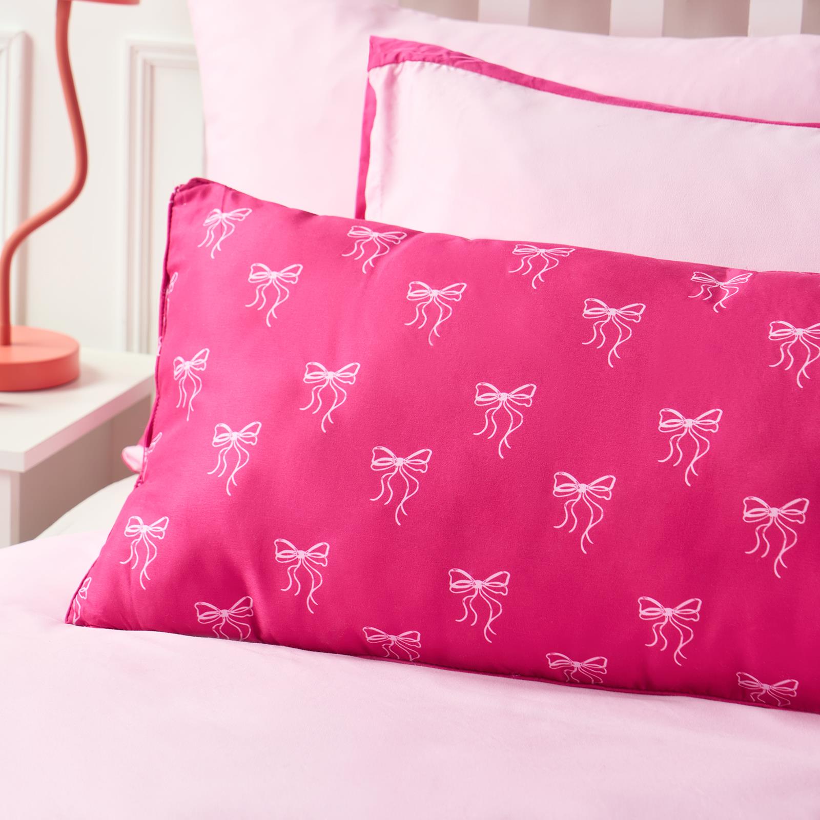 OHS Kids Print Bolster Pillow Soft Neck Back Support Filled Cushion