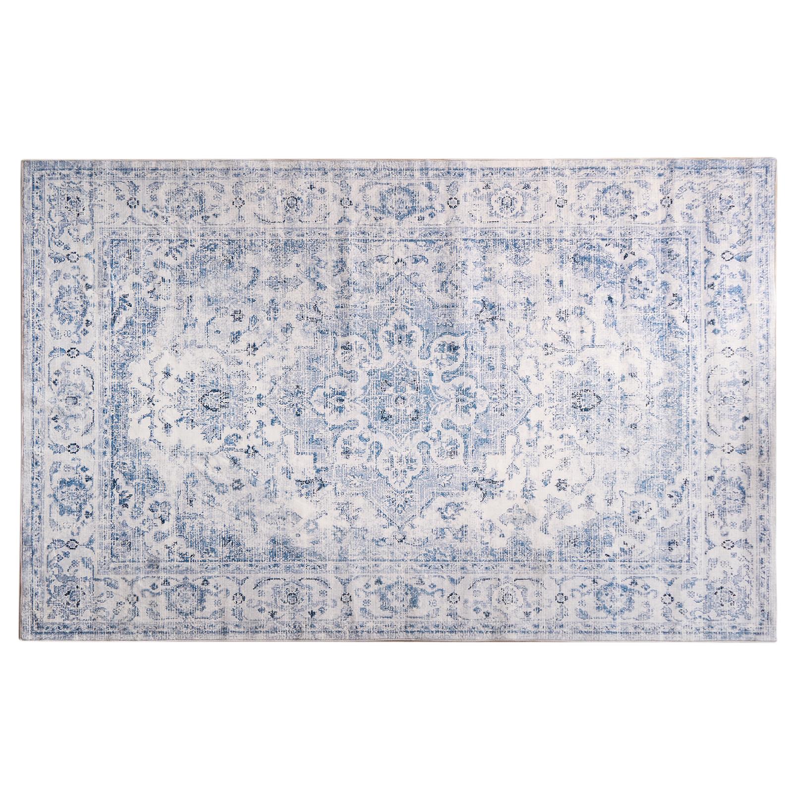 Washable Rug Vintage Living Room Bedroom Decor Non Slip Runners Soft Carpet Mat - Picture 8 of 29