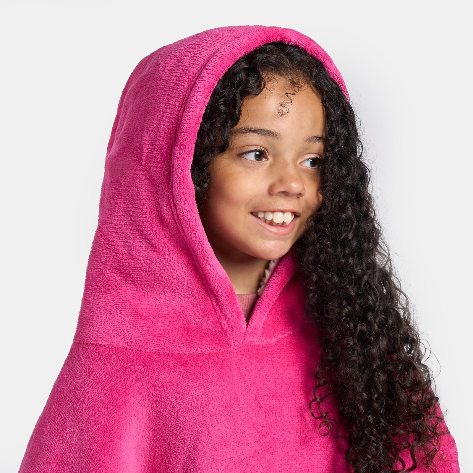 OHS Kids Hoodie Blanket Oversized Ultra Plush Soft Sherpa Wearable Sweatshirt