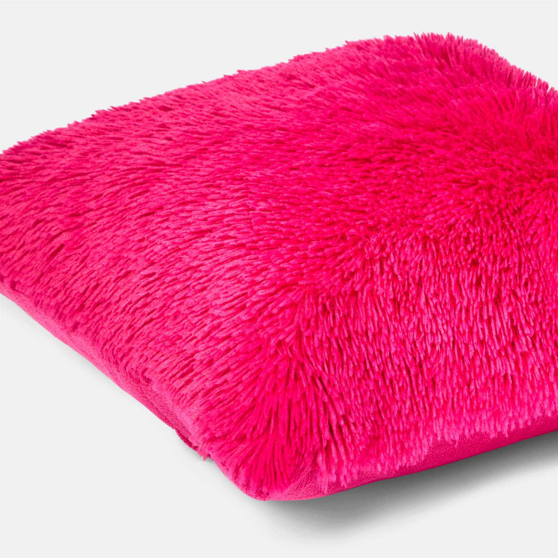 OHS Fluffy Cushion Covers 2 Pack Soft Fleece Square Pillowcases Home Decor