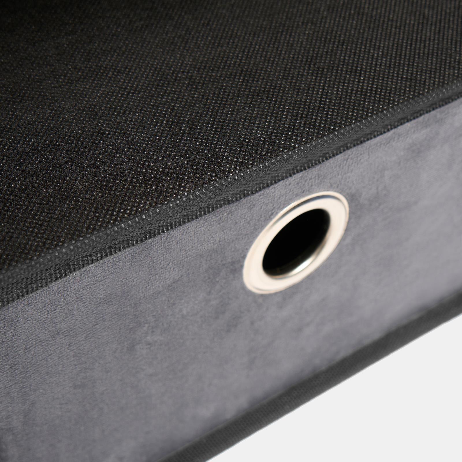 Storage Cube Unit 6 Draw Ottoman Space Saving Velvet Chest Shoe Boucle Organiser