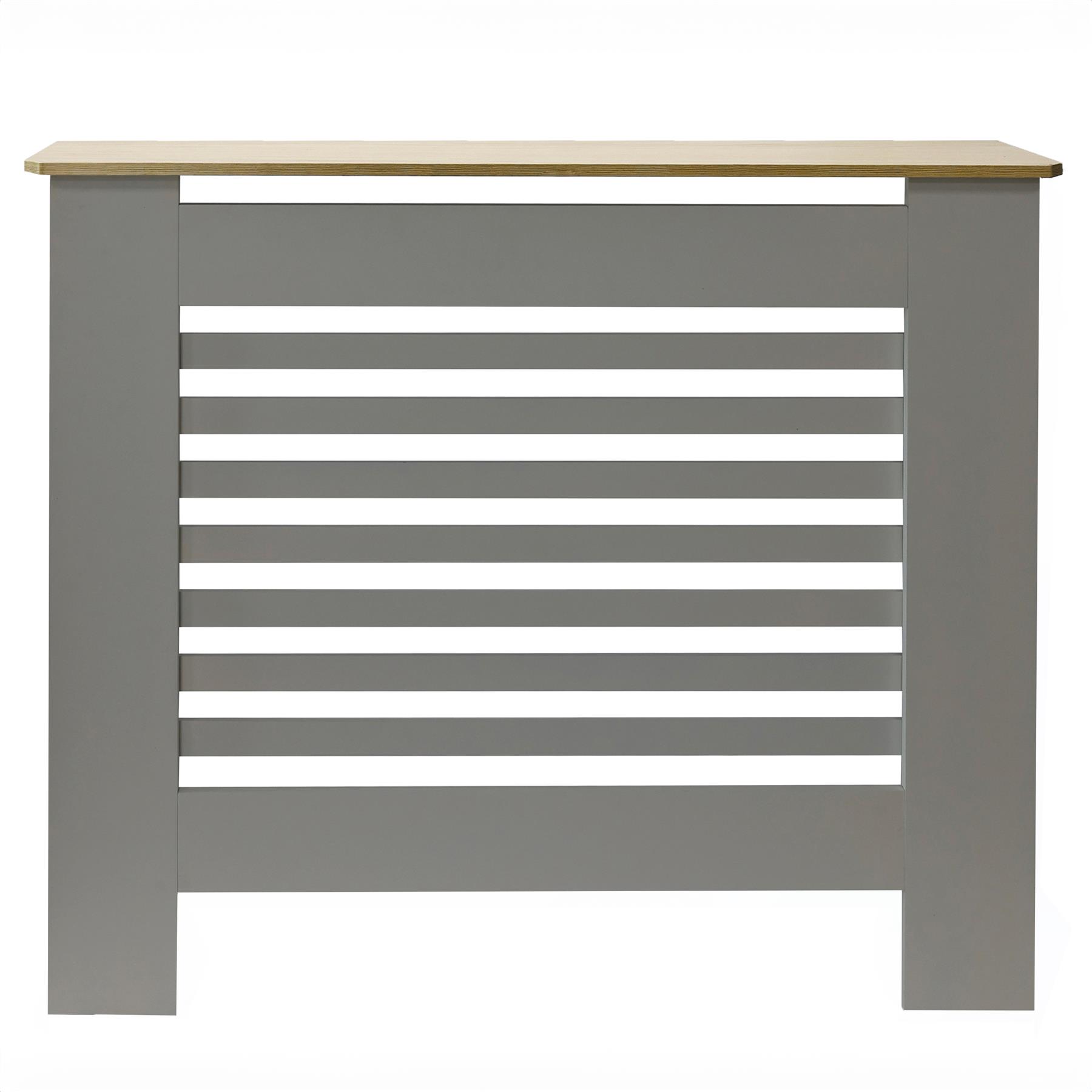 Wooden Radiator Cover Side Board S M L Cabinet Shelf Modern Hallway Furniture - Picture 46 of 55