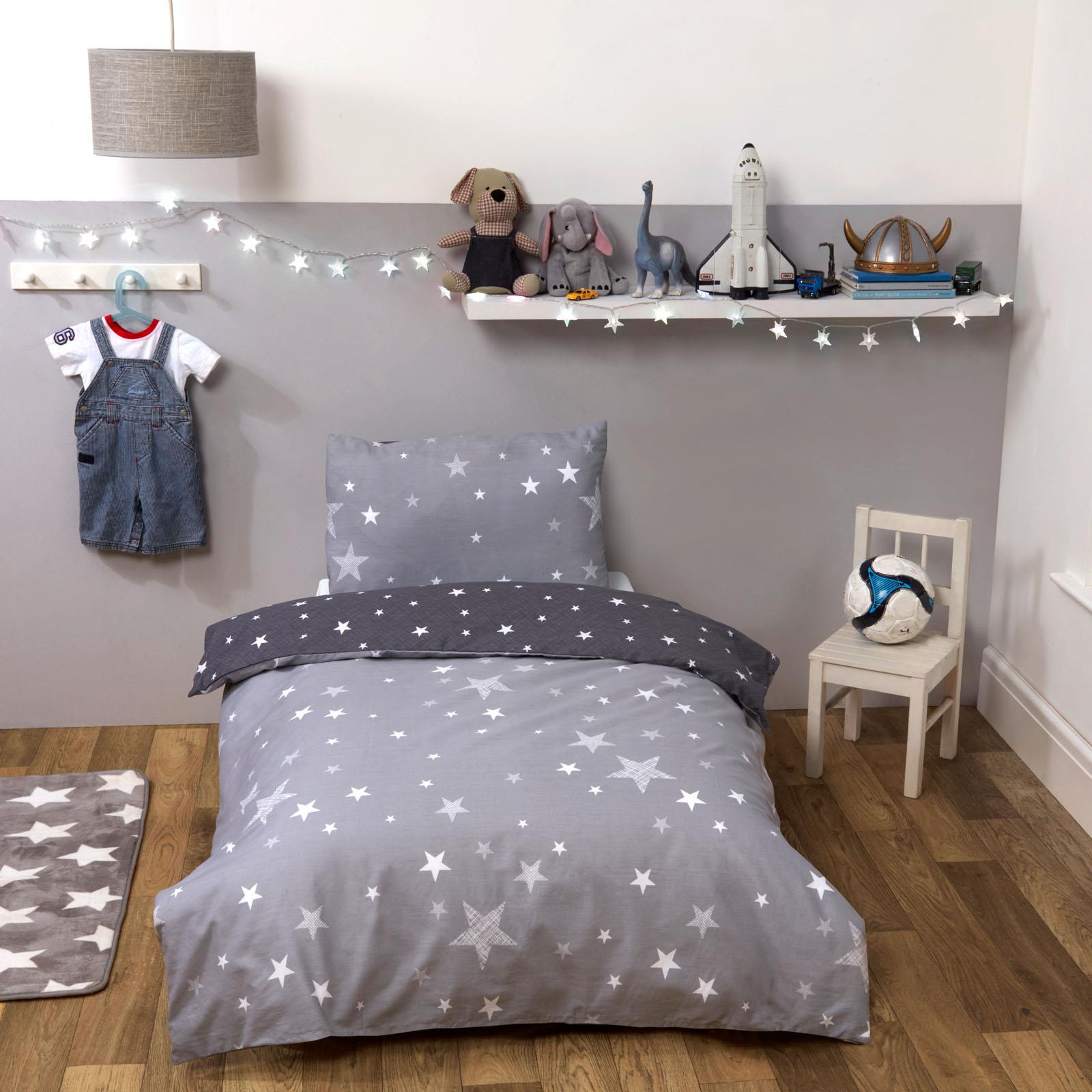 Dreamscene Galaxy Stars Duvet Cover with Pillowcase Kids Bedding Set
