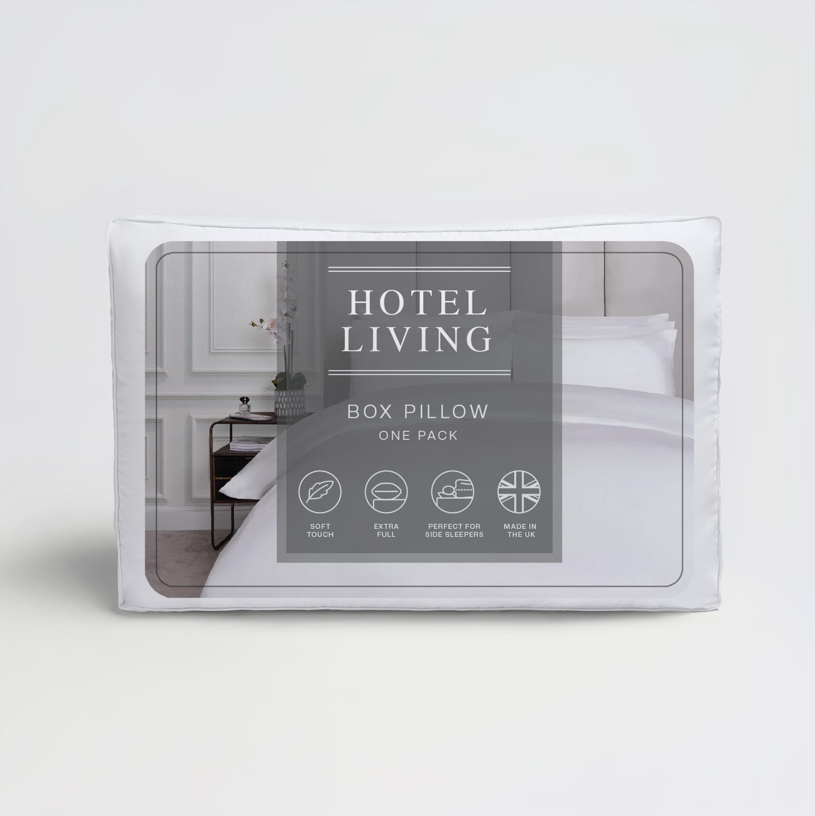 Hotel Quality Pillows Bounce Back Side Sleeper Support Bedding Box Walled Plump