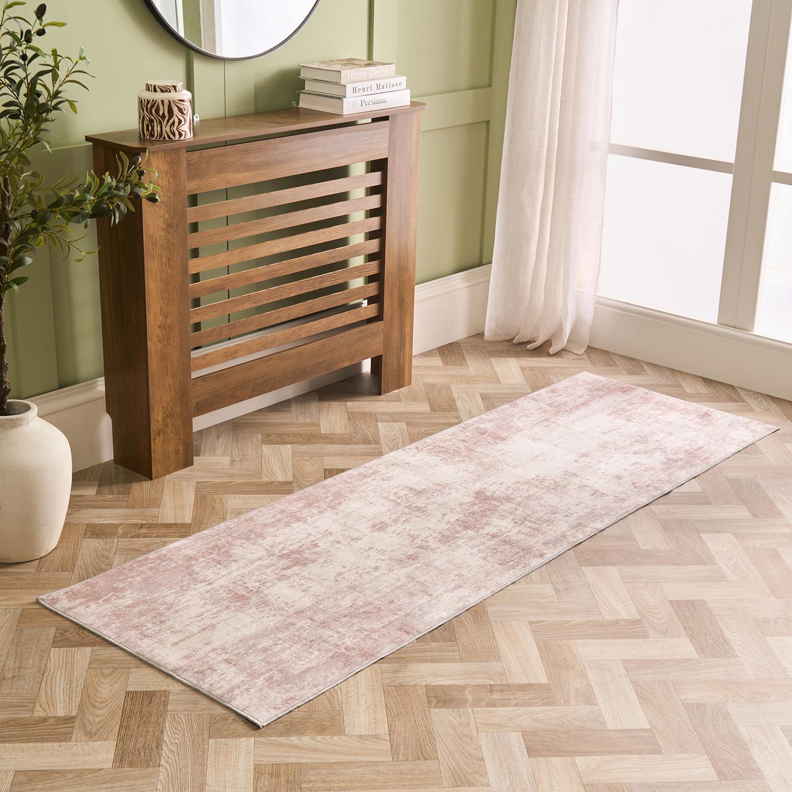 OHS Abstract Washable Rug Non Slip Soft Luxury Floor Carpet Hallway Runner