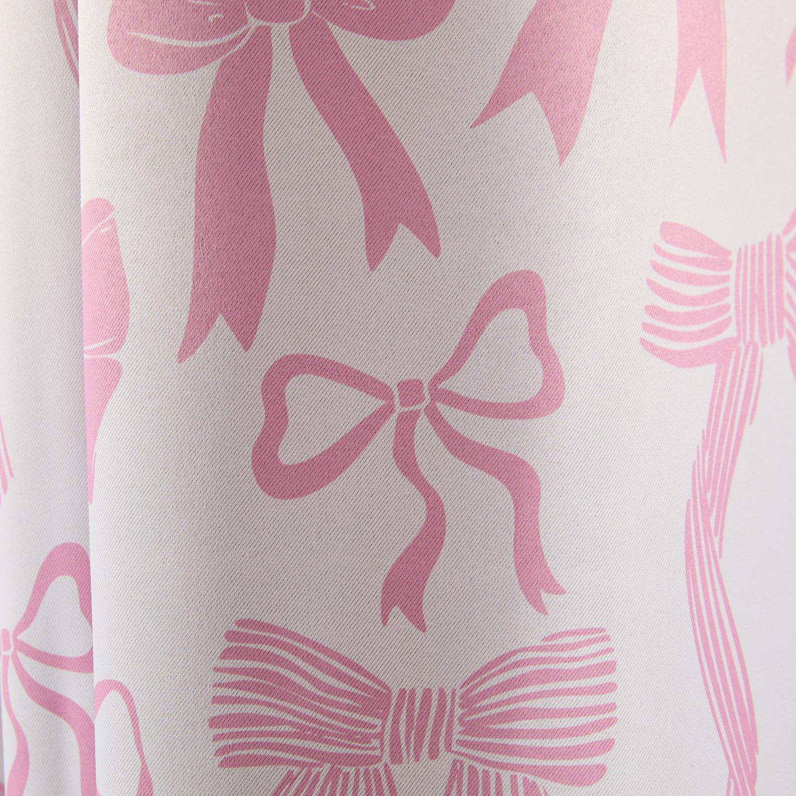 OHS Kids Eyelet Curtains Printed Pair of Blackout Ring Top Panels Ready Made