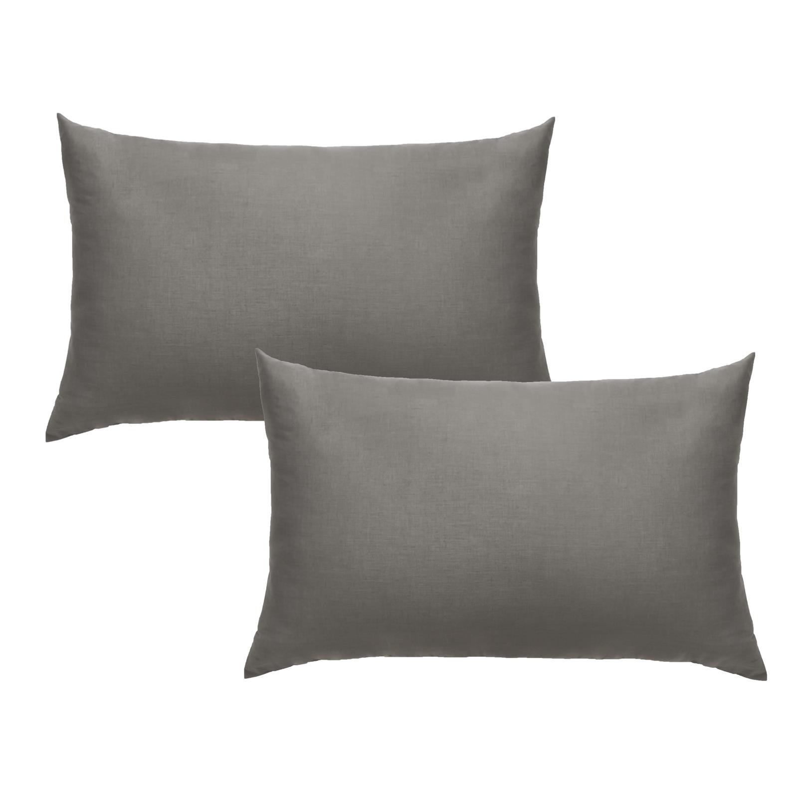 OHS Multi-Pack Polycotton Hotel Style Housewife Oxford Edge Pillowcase Set