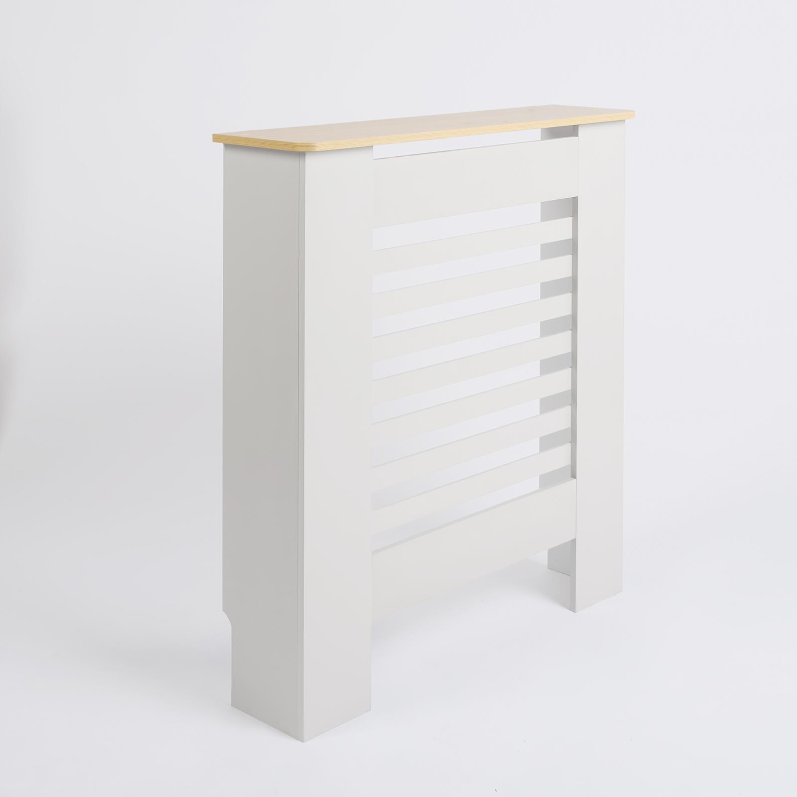 Wooden Radiator Cover Side Board S M L Cabinet Shelf Modern Hallway Furniture - Picture 45 of 55