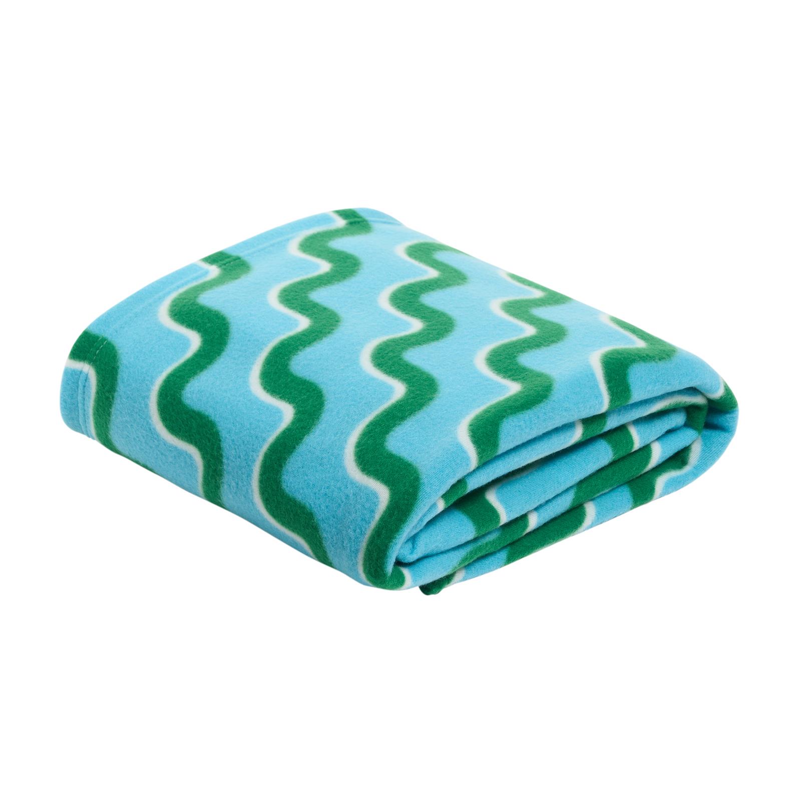 OHS Swirl Print Throw Soft Blanket Polar Fleece Lightweight Bedspread