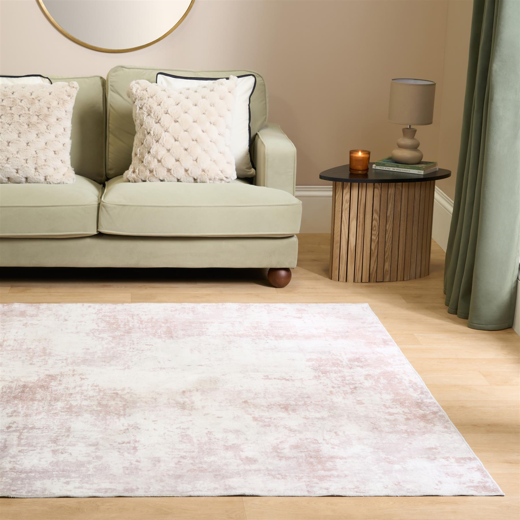 OHS Abstract Washable Rug Non Slip Soft Luxury Floor Carpet Hallway Runner