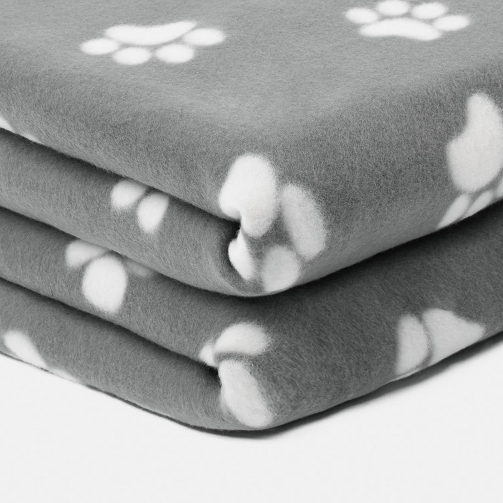 OHS Pet Blanket Dog Warm Fleece Cat Throw Paw Puppy Animal Soft Mat