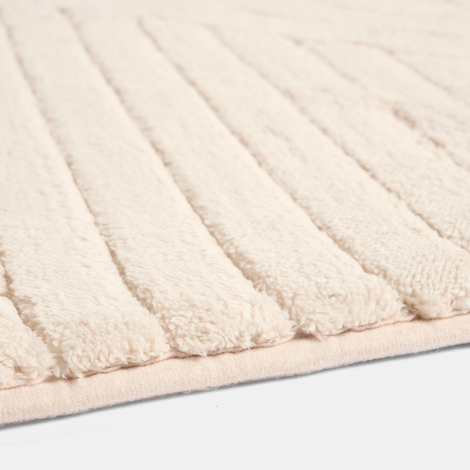 OHS Geo Fleece Rug Modern Non Slip  Tufted Floor Carpet Hallway Rug
