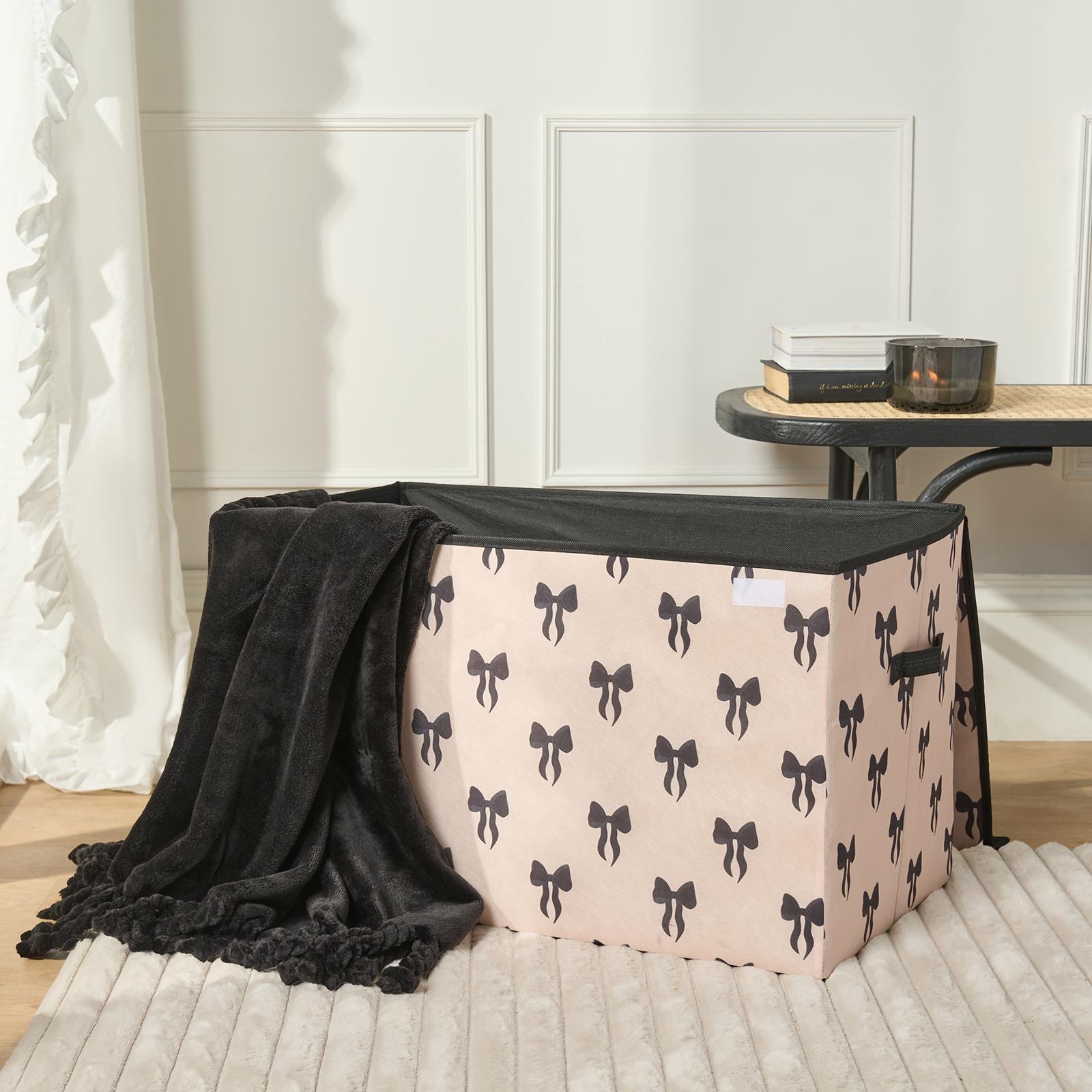 OHS Print Storage Box Large Folding Collaspsible Space Saving Organiser with Lid