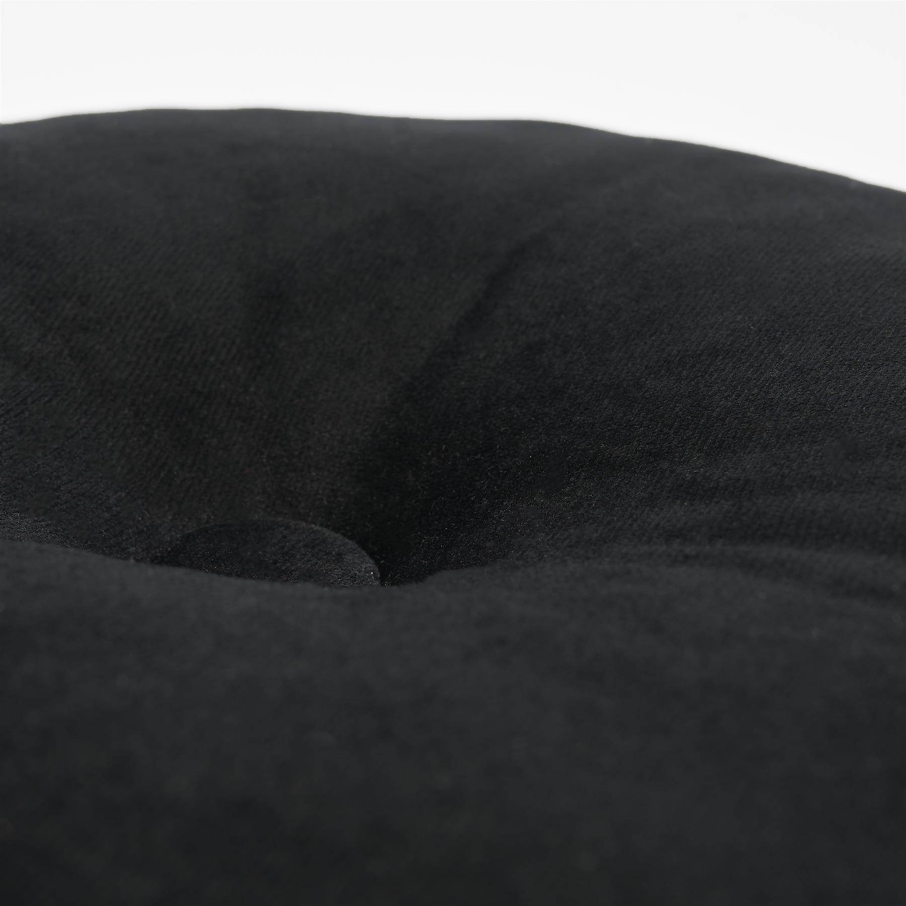 OHS Velvet Filled Cushion Round Bedroom Decor Scatter Chair Sofa Button Pillow