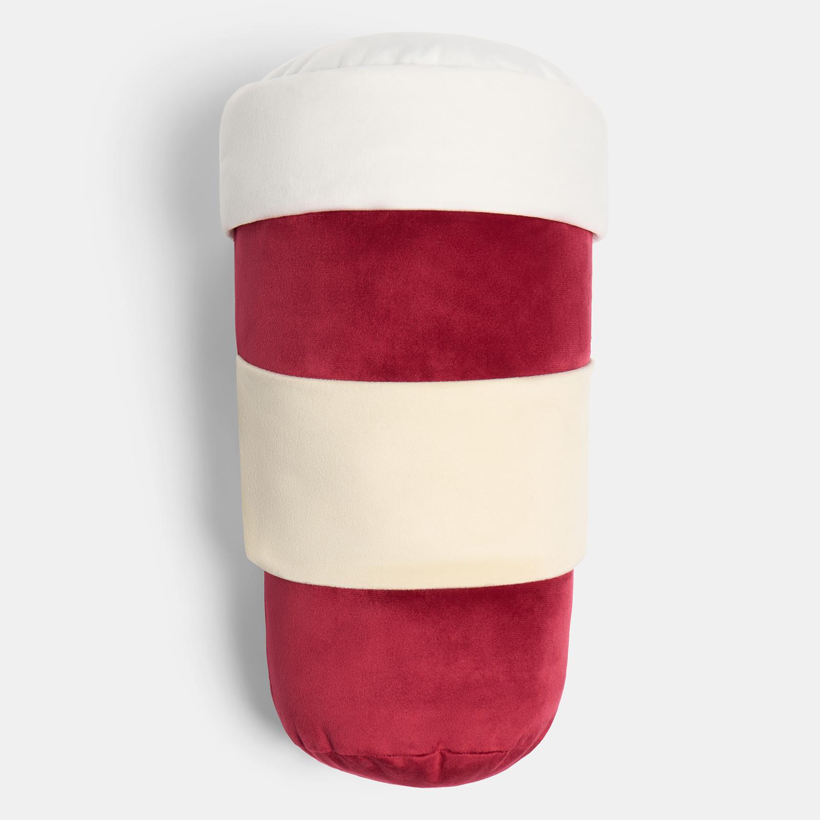 OHS Coffee Cup Cushion Decorative Filled Scatter Throw Pillow Home Decor