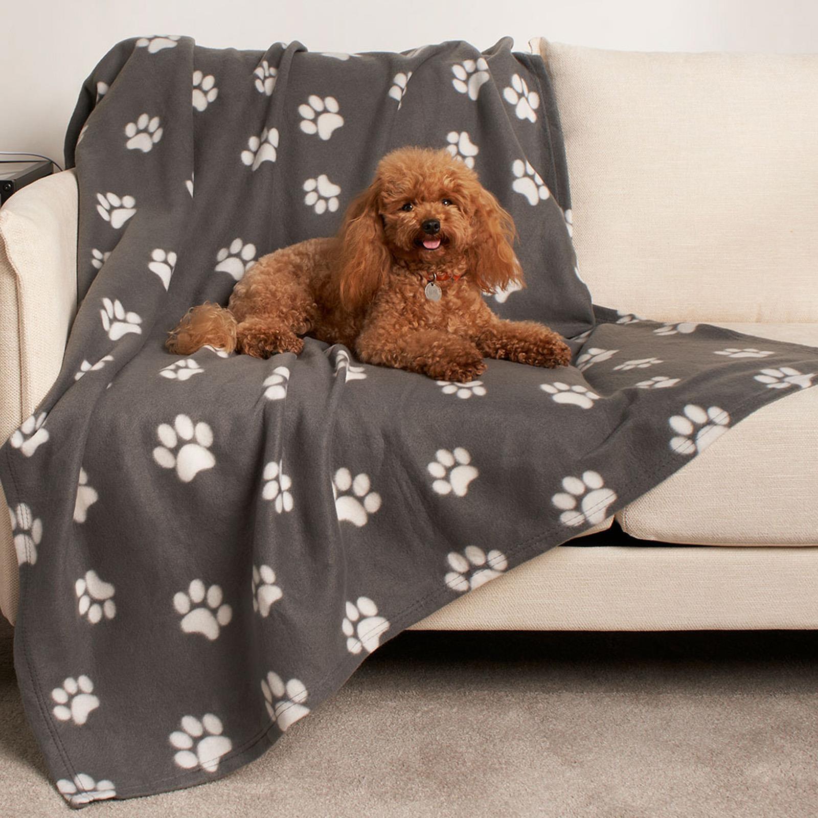 OHS Pet Blanket Dog Warm Fleece Cat Throw Paw Puppy Animal Soft Mat