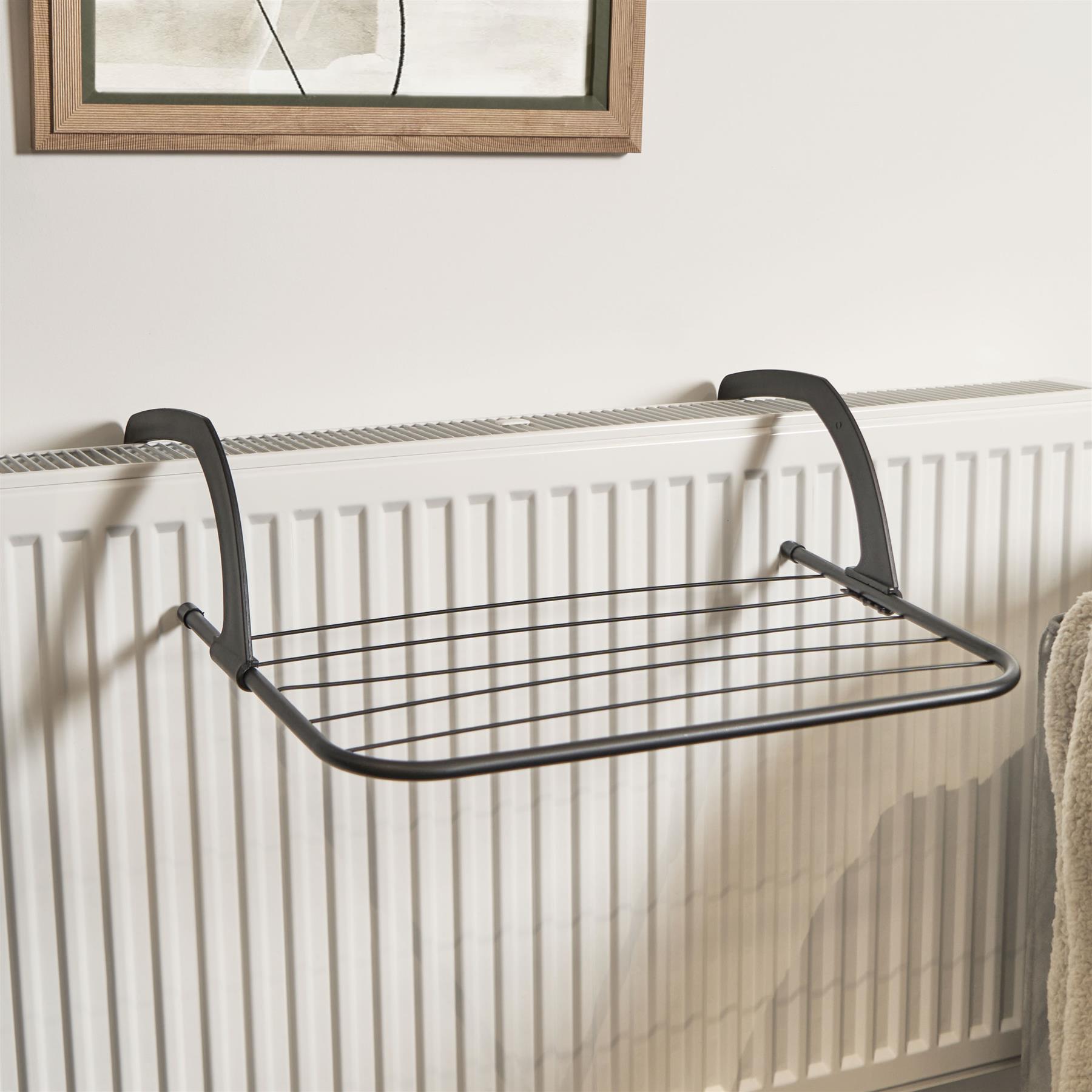 Over Radiator Clothes Airer Foldable Clothes Towel Rail Holder Rack Dryer Hanger