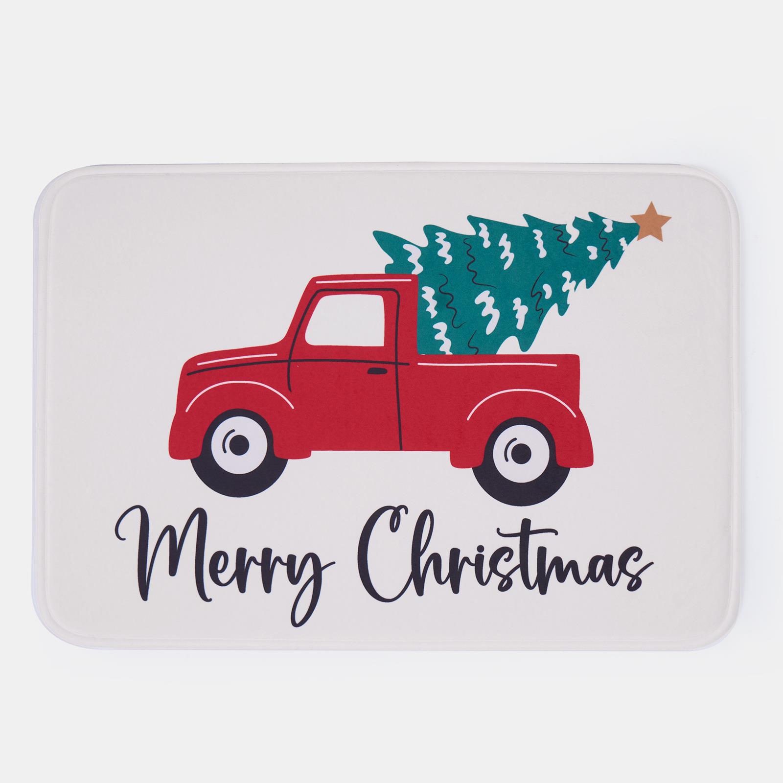 OHS Print Doormat Runner Xmas Festive Decorative Hallway Rug Kitchen Floor Mat