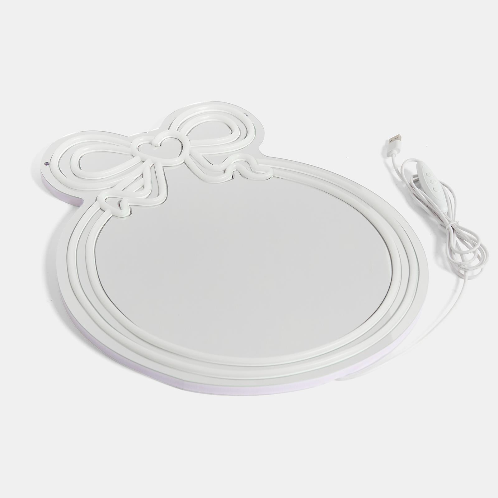 OHS LED Wall Mirror with USB Illuminated Light Up Make Up Cosmetic Vanity