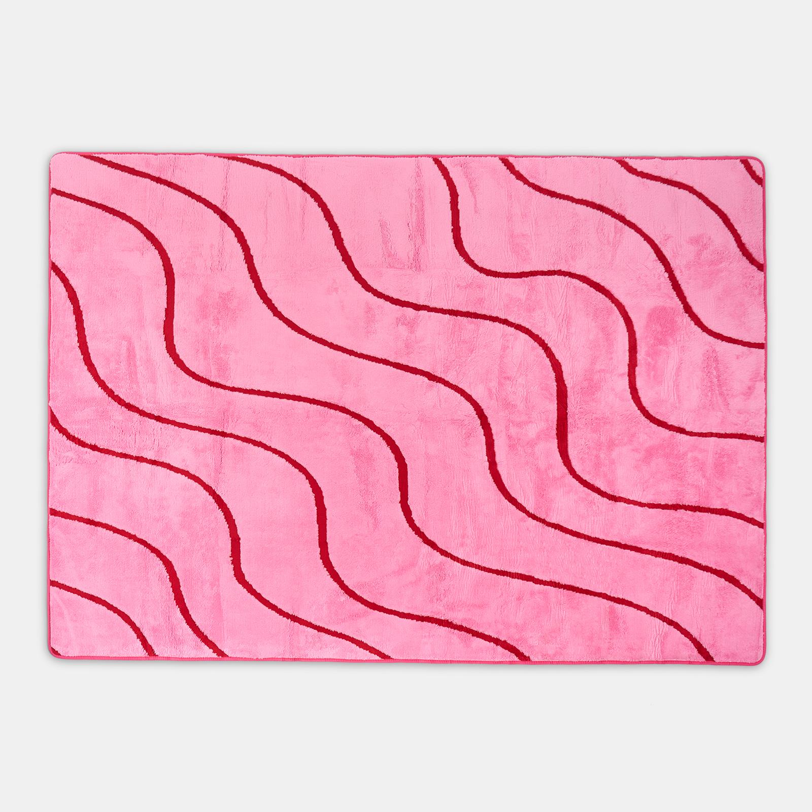 OHS Tufted Contour Rug Non Slip Soft Modern Carpet Living Room Bedroom