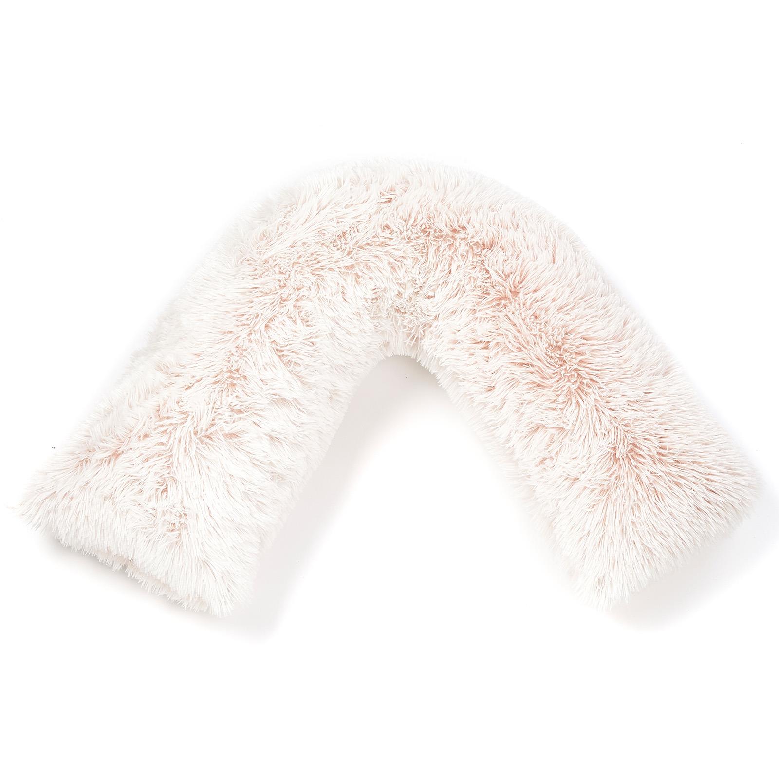 OHS Fluffy V-Shaped Pillow Filled Cushion Body Neck Support Orthopaedic