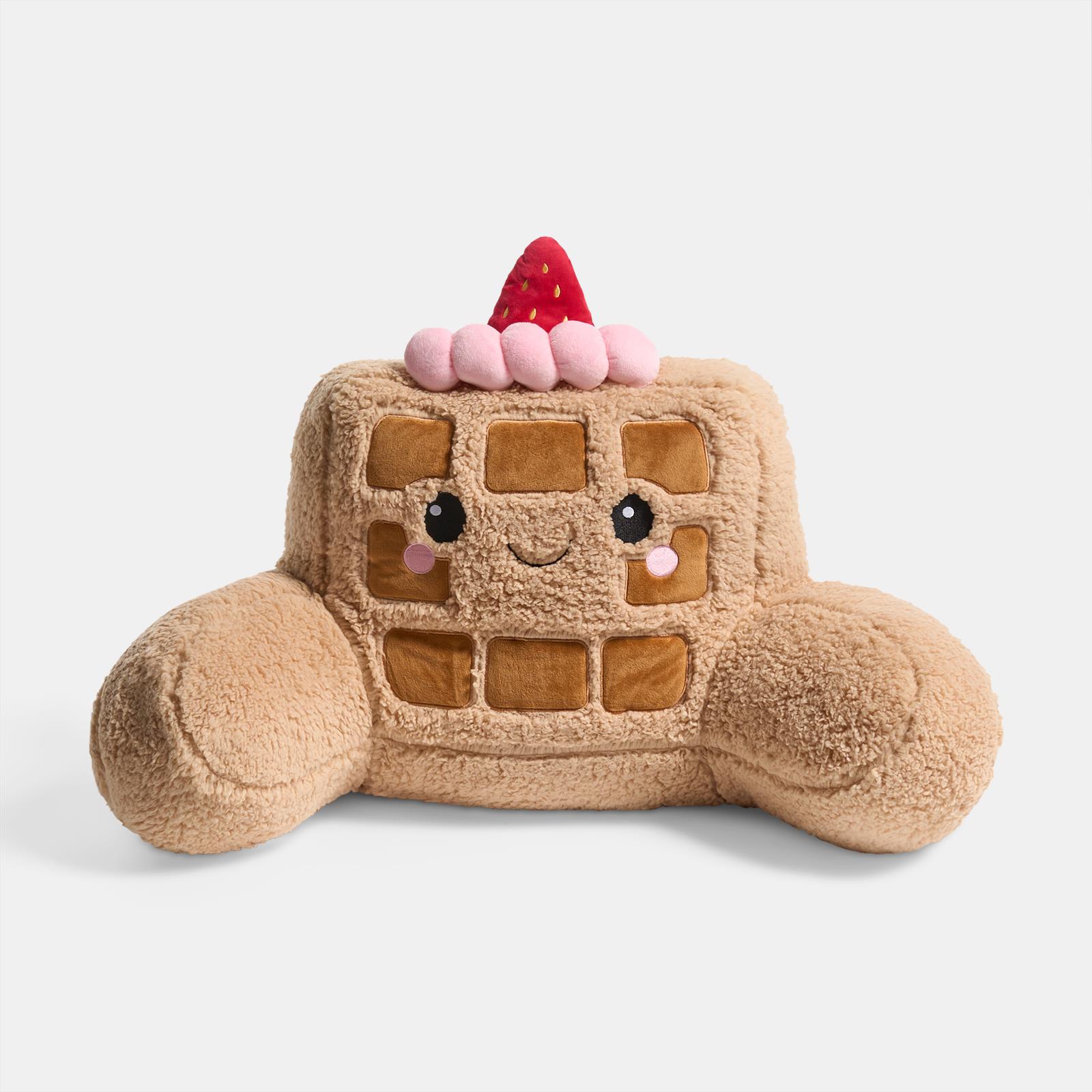 OHS Character Cuddle Cushion Soft Fleece Reading Pillow with Arms Bed Chair