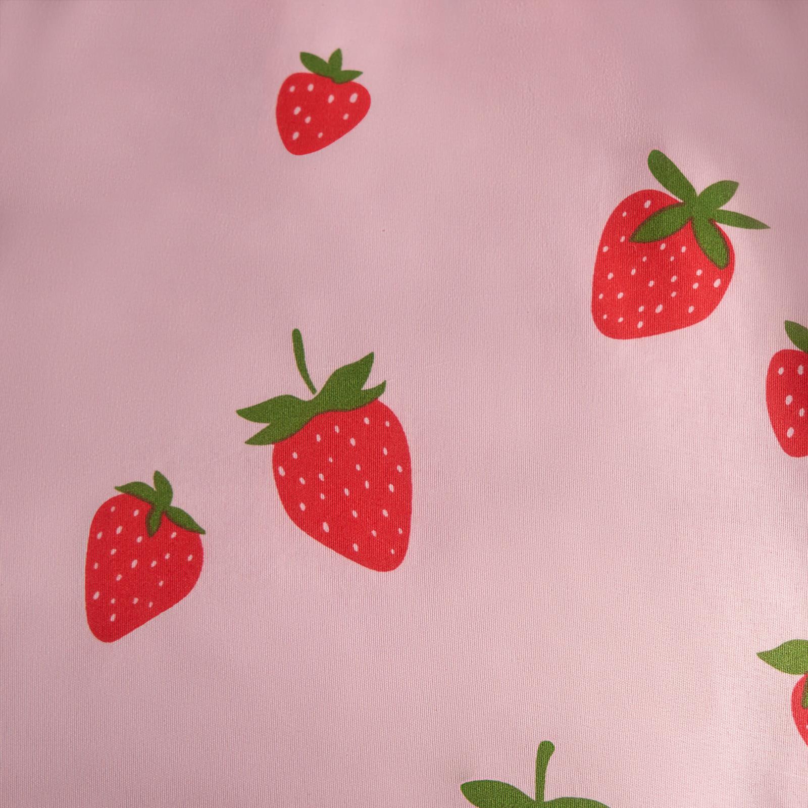 Strawberry Duvet Cover Quilt Set Pillowcase Bed Reversible Check Gingham Bedding